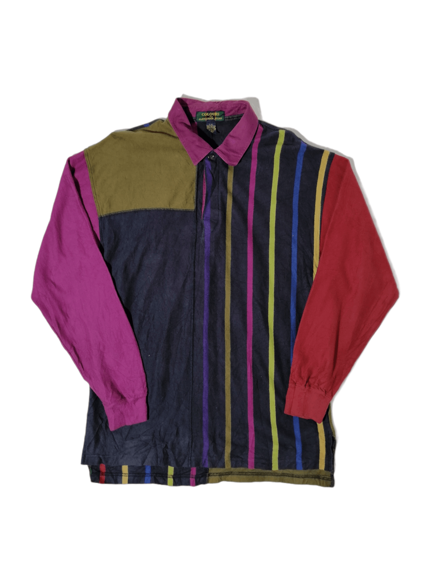Alexander Julian × Designer Alexander Julian Multicolor Longsleeve Shirt Size US L / EU 52-54 / 3 - 1 Thumbnail