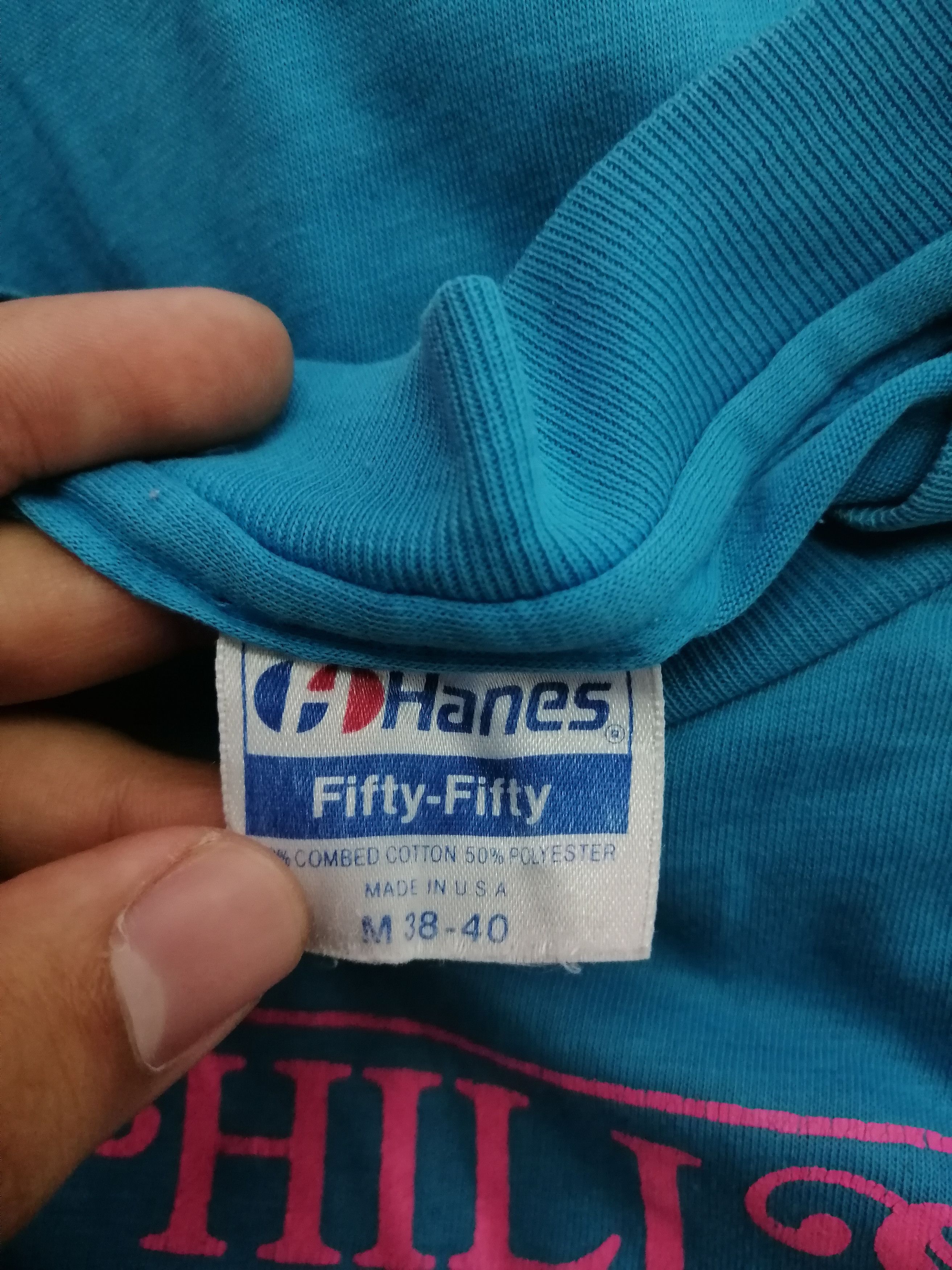 Hanes × Vintage Vintage Hanes 1986 Bike Tour Tee Size US M / EU 48-50 / 2 - 4 Thumbnail
