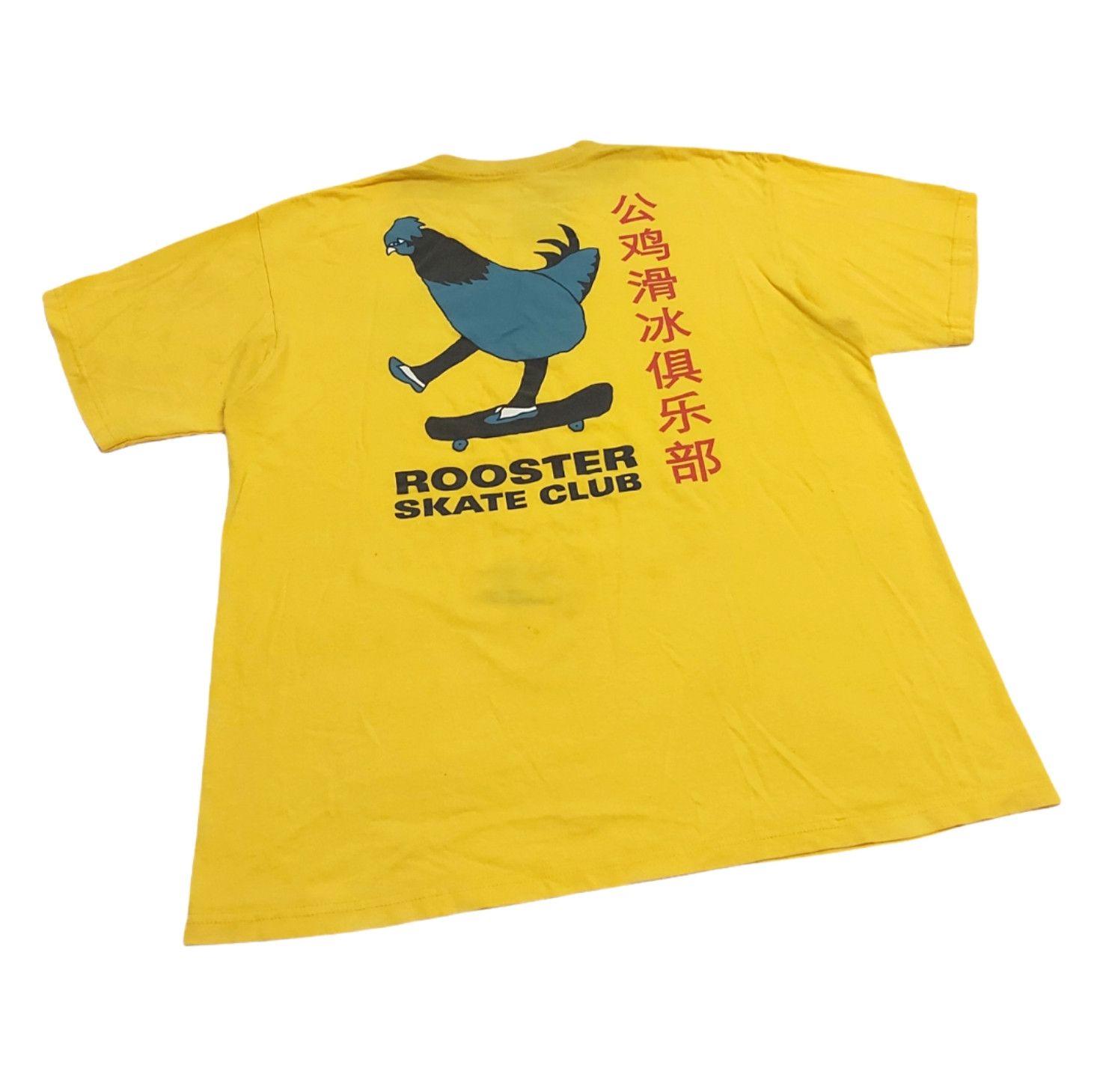 A.LAB RARE! A.LAB "ROOSTER SKATE CLUB" TEE Size US L / EU 52-54 / 3 - 5 Thumbnail