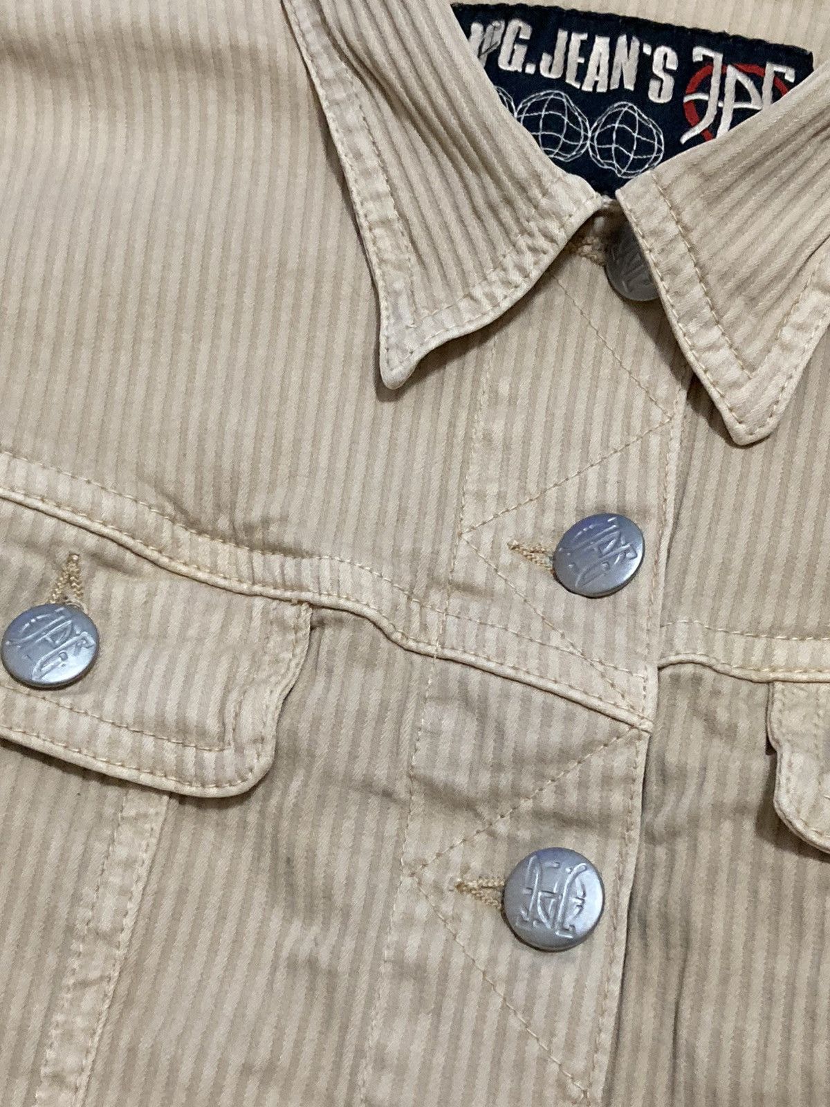 Jean Paul Gaultier × Vintage Jean Paul Gaultier JPG Vintage Corduroy Cropped Jacket Size US S / EU 44-46 / 1 - 6 Thumbnail