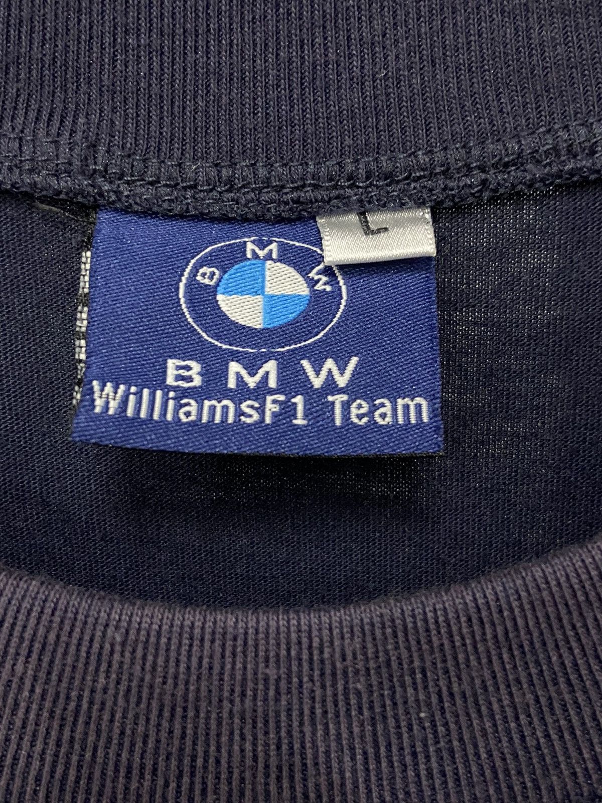 BMW × Vintage Vintage 90’s BMW Williams F1 Team Embroidered Tshirt Size US M / EU 48-50 / 2 - 14 Thumbnail
