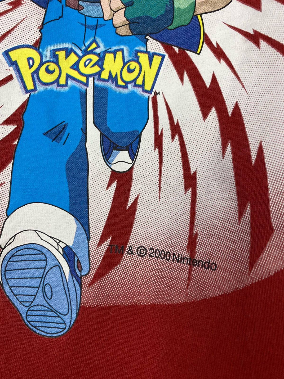 Pokemon × Vintage Pokémon vintage red T-shirt 2000 Nintendo Ash Pikachu Size US M / EU 48-50 / 2 - 5 Thumbnail