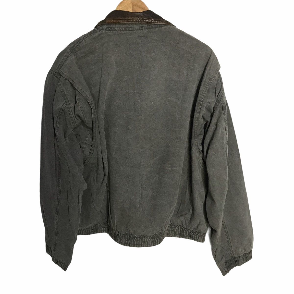 M. Julian M julian leather collar cotton jacket Size US M / EU 48-50 / 2 - 3 Thumbnail