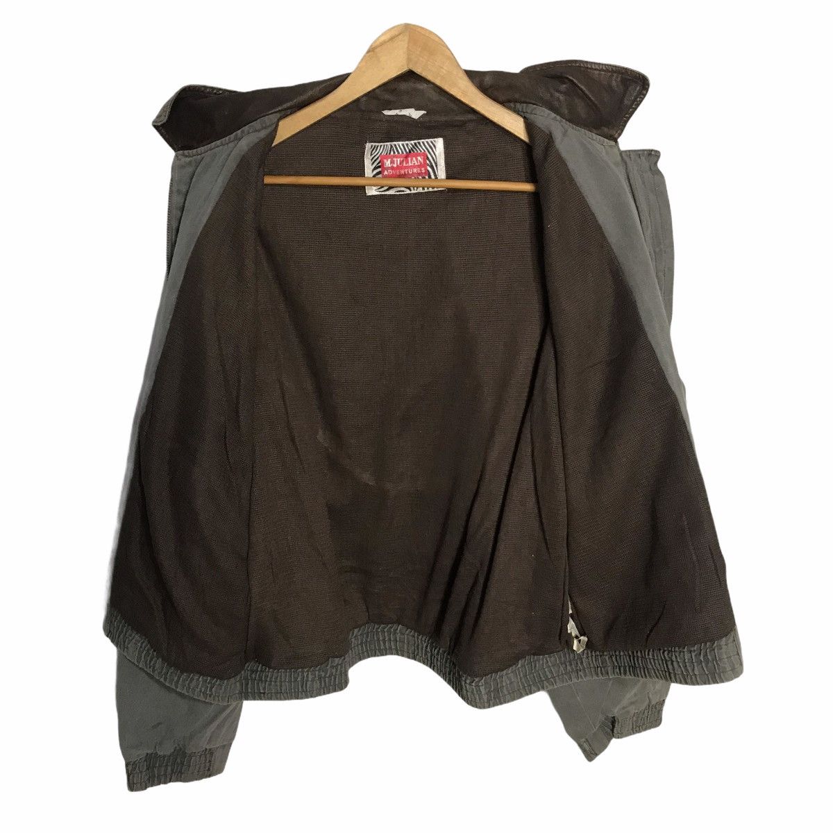 M. Julian M julian leather collar cotton jacket Size US M / EU 48-50 / 2 - 2 Thumbnail