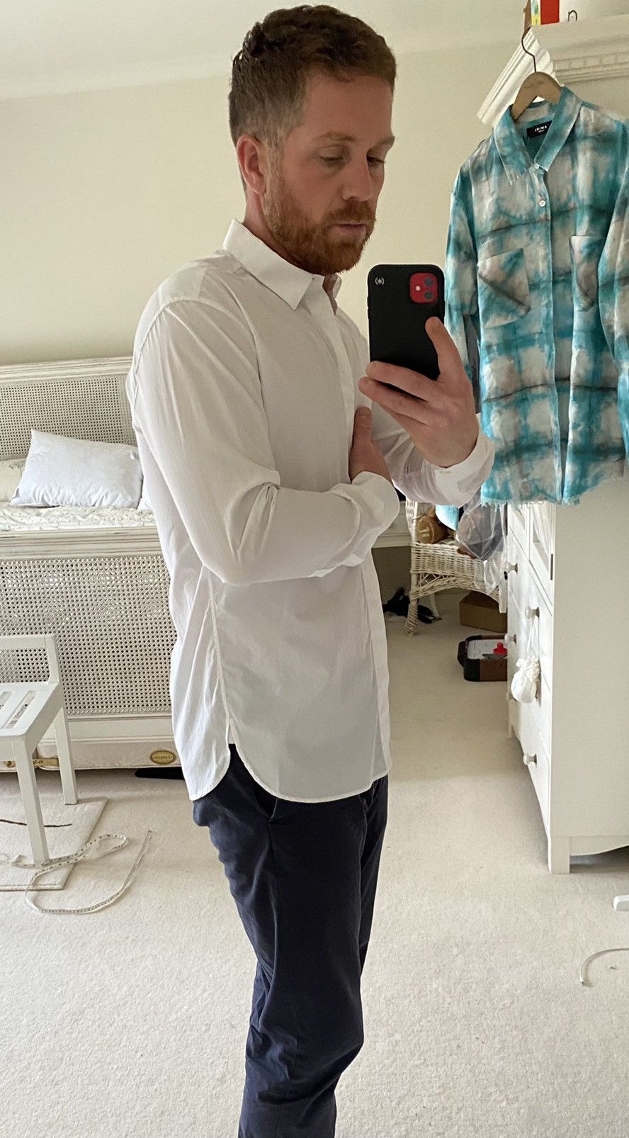 Saint Laurent Paris $760 sz 39 SS23 BNWT Saint Laurent white shirt cotton poplin Size 40R - 4 Thumbnail