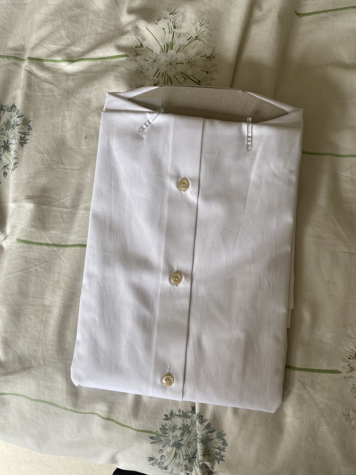 Saint Laurent Paris $760 sz 39 SS23 BNWT Saint Laurent white shirt cotton poplin Size 40R - 16 Thumbnail