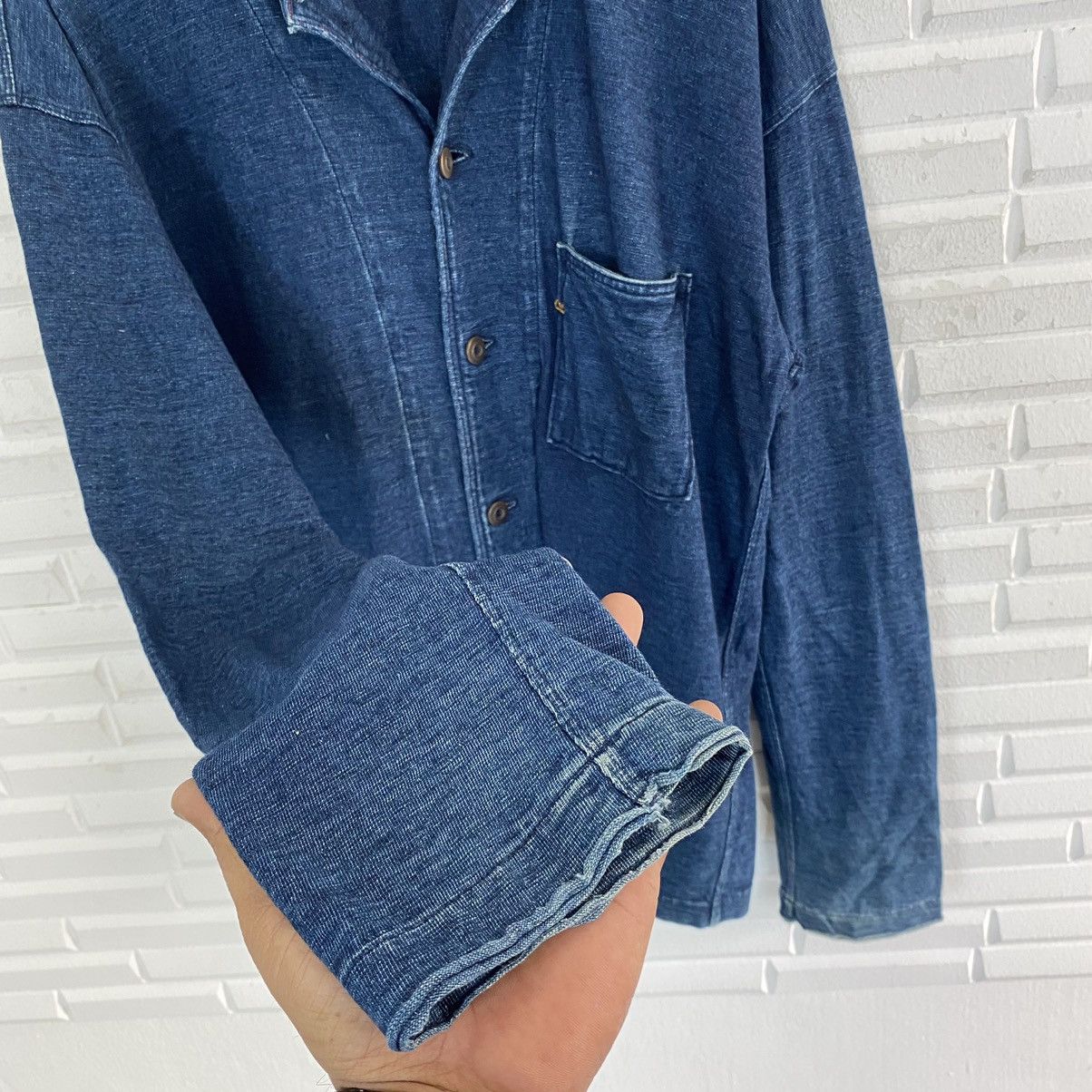 45rpm ☀️45Rpm indigo light button jacket made in Japan Size US M / EU 48-50 / 2 - 7 Thumbnail