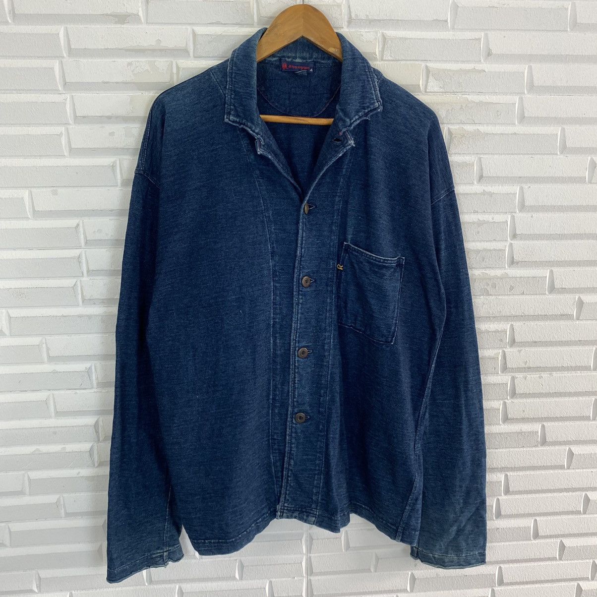 45rpm ☀️45Rpm indigo light button jacket made in Japan Size US M / EU 48-50 / 2 - 3 Thumbnail