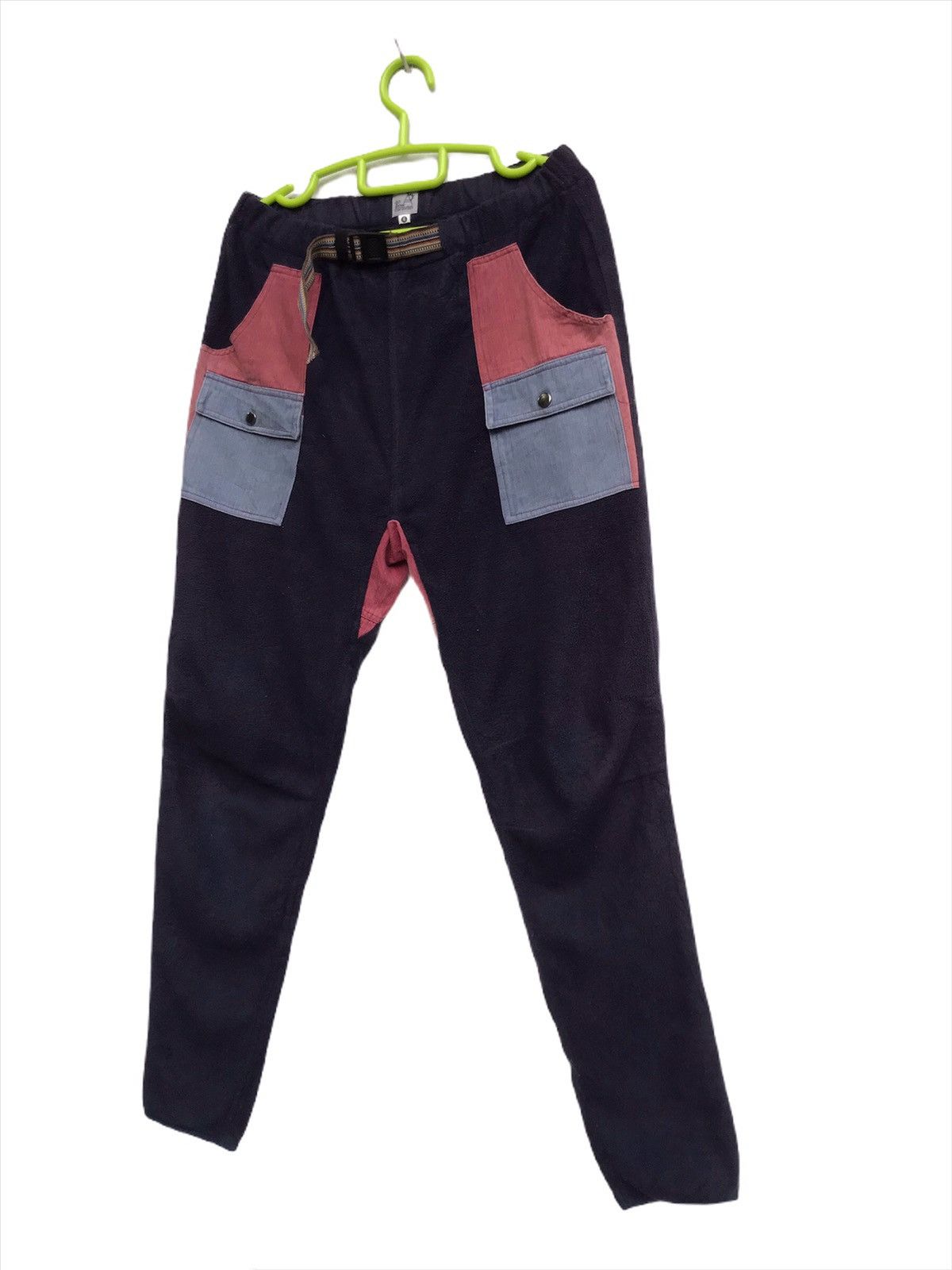 Japanese Brand × go slow caravan Go Slow Caravan Patchwork Bush Pants Fleece Size US 30 / EU 46 - 3 Thumbnail