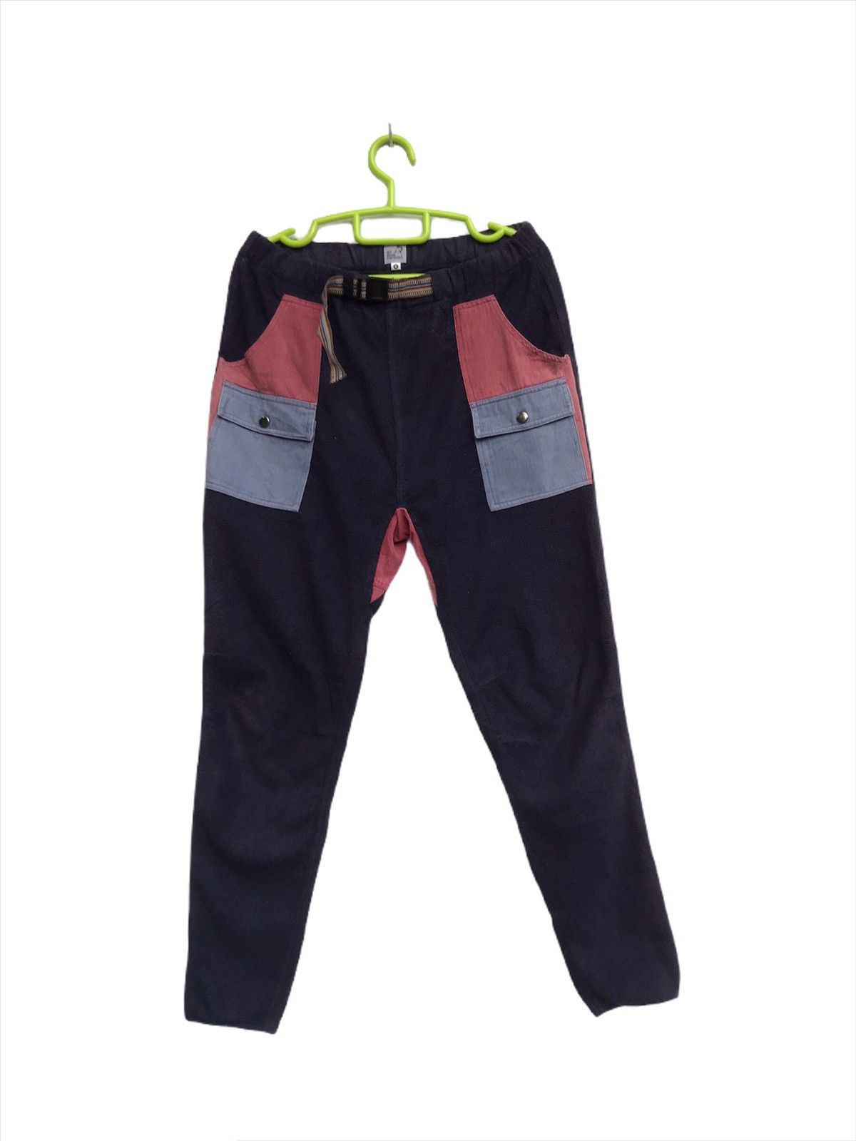 Japanese Brand × go slow caravan Go Slow Caravan Patchwork Bush Pants Fleece Size US 30 / EU 46 - 2 Thumbnail