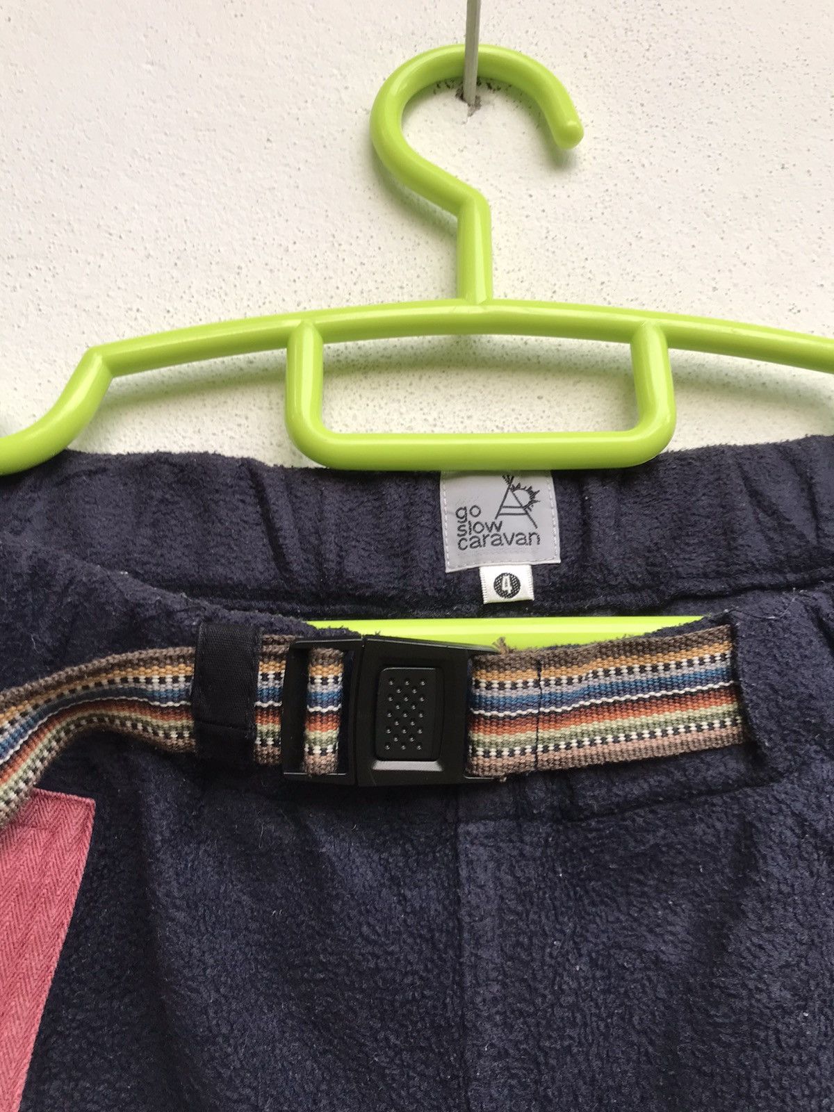 Japanese Brand × go slow caravan Go Slow Caravan Patchwork Bush Pants Fleece Size US 30 / EU 46 - 11 Thumbnail