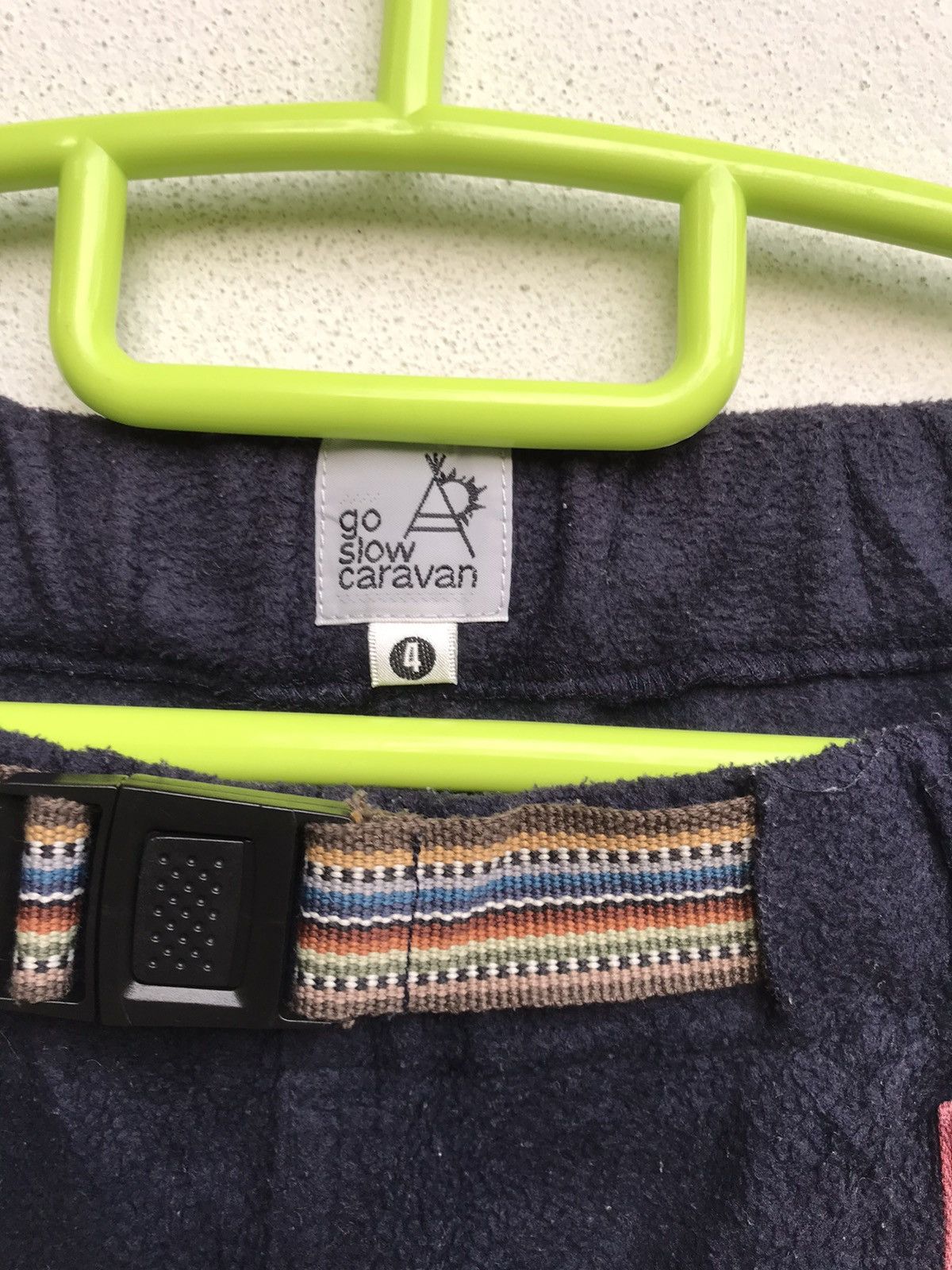 Japanese Brand × go slow caravan Go Slow Caravan Patchwork Bush Pants Fleece Size US 30 / EU 46 - 10 Thumbnail