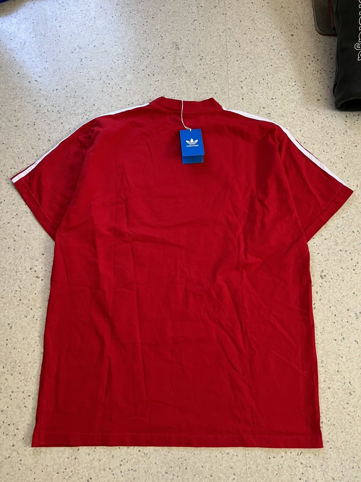 Adidas × Balenciaga Sz2 Red Striped Shirt Size US M / EU 48-50 / 2 - 2 Thumbnail