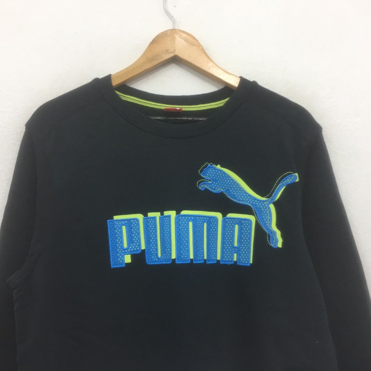 Puma Puma Sweatshirt Big Logo Print Spellout Puma Crewneck Size US M / EU 48-50 / 2 - 2 Thumbnail