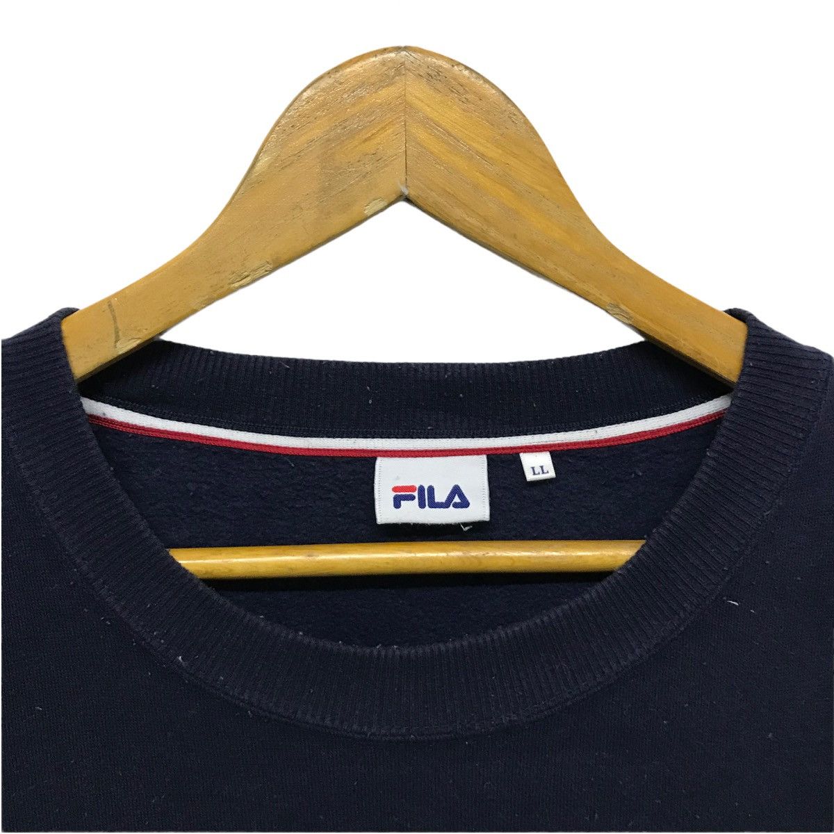 Fila × Vintage Vintage Fila Sweatshirt Fila CrewNeck Fila Jumper Pullover Size US L / EU 52-54 / 3 - 4 Thumbnail