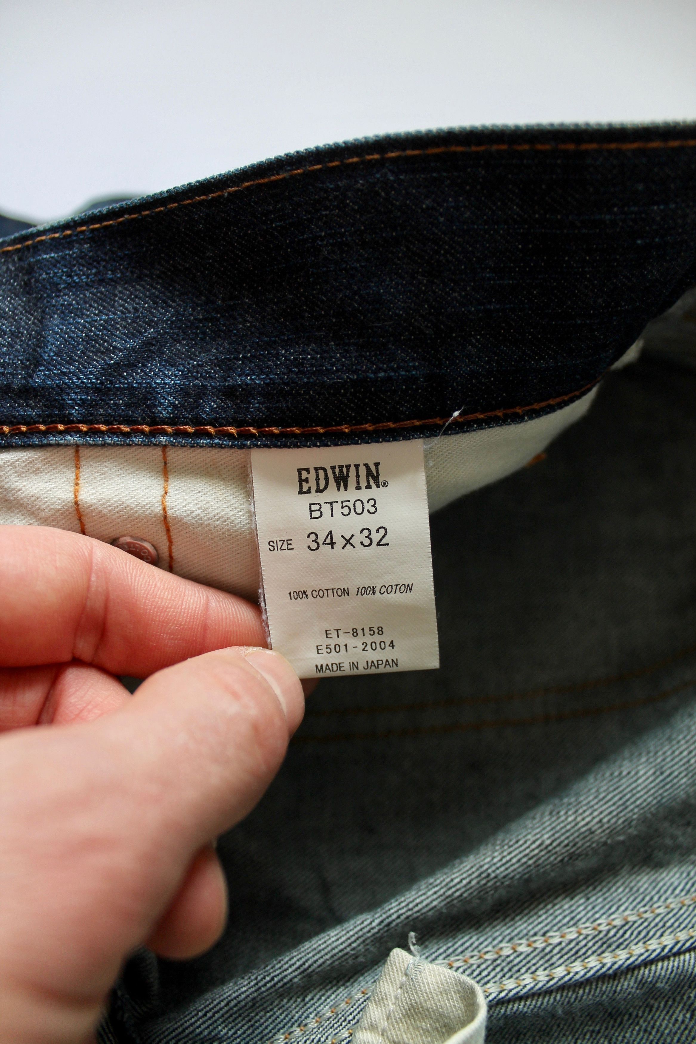 Edwin EDWIN BT503 Japan Denim Distressed Pants W 34 Size US 34 / EU 50 - 7 Thumbnail