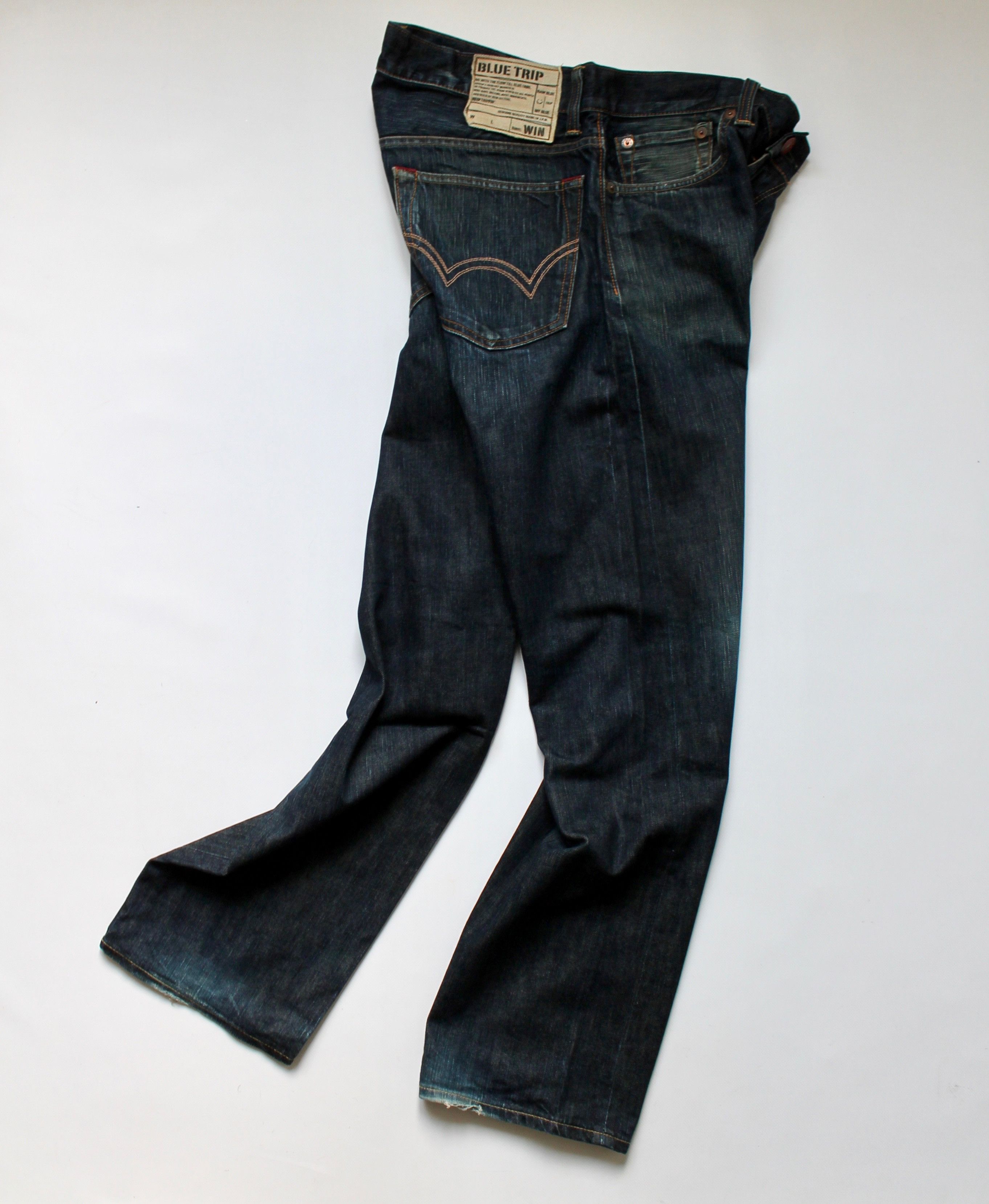 Edwin EDWIN BT503 Japan Denim Distressed Pants W 34 Size US 34 / EU 50 - 12 Thumbnail