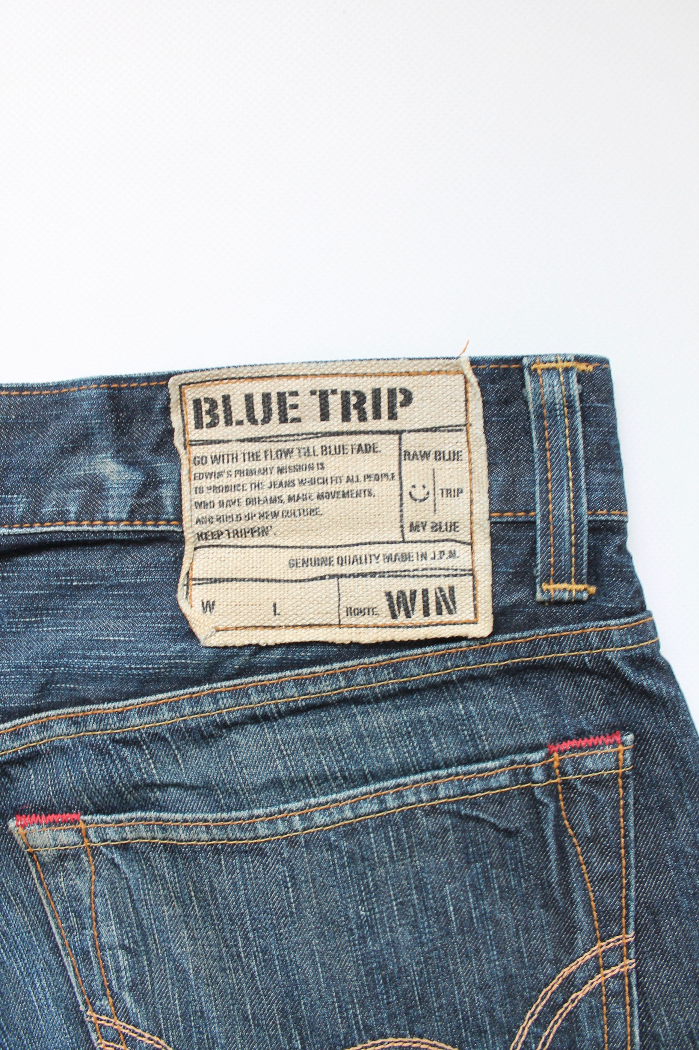Edwin EDWIN BT503 Japan Denim Distressed Pants W 34 Size US 34 / EU 50 - 10 Thumbnail