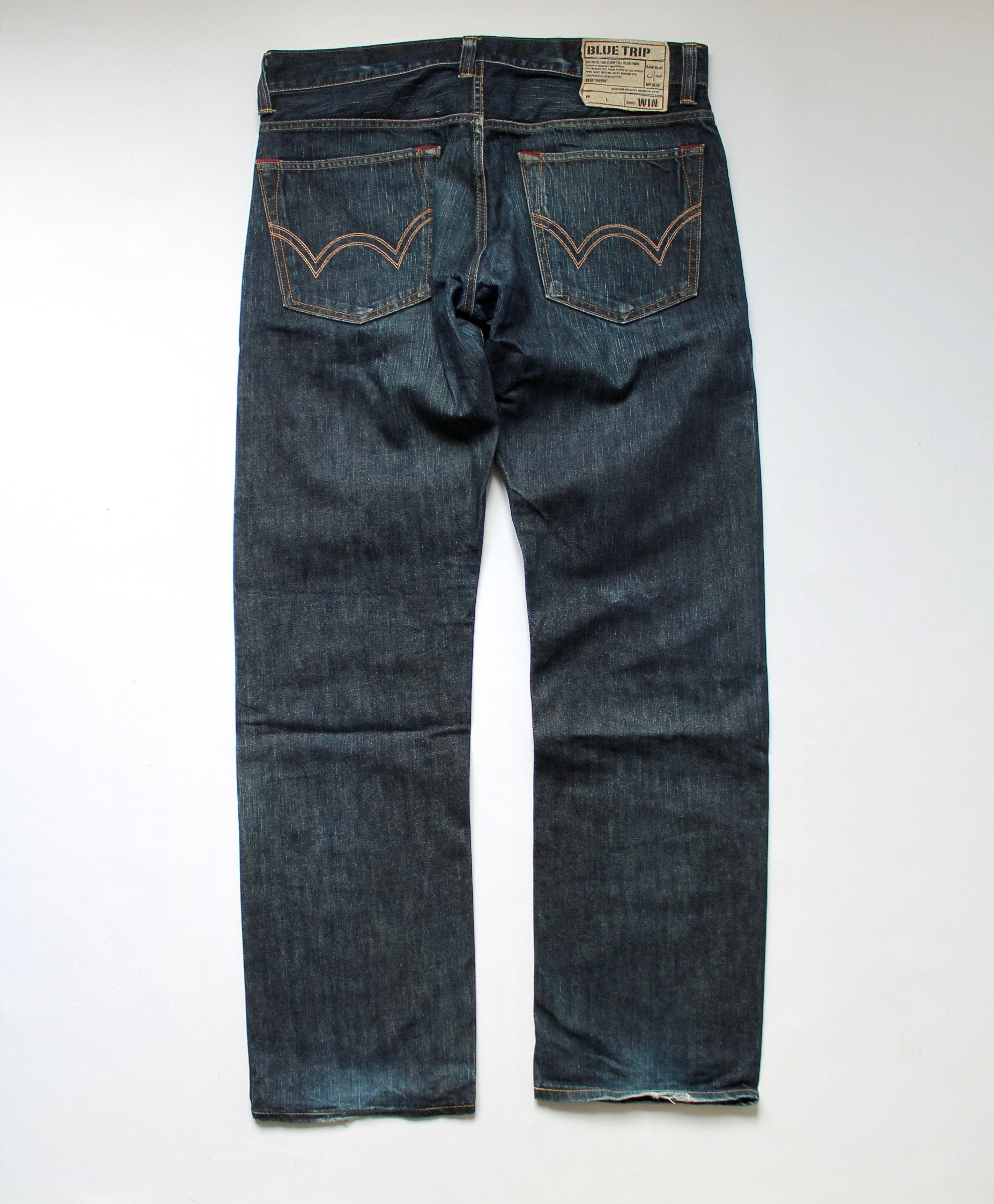 Edwin EDWIN BT503 Japan Denim Distressed Pants W 34 Size US 34 / EU 50 - 1 Thumbnail