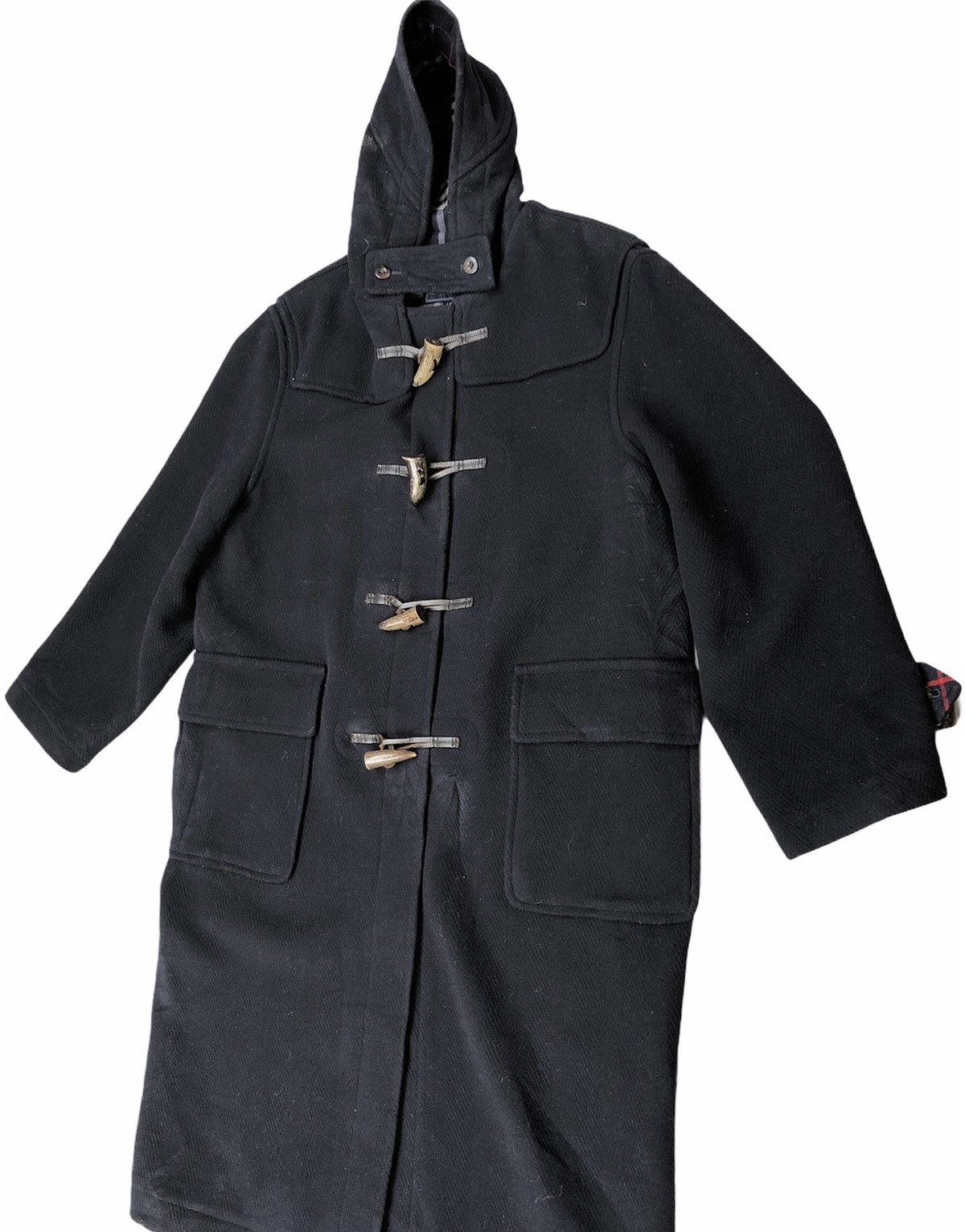 Burberry Vintage Burberrys Prorsum Hooded Wool Duffel Over Coat Size US L / EU 52-54 / 3 - 4 Thumbnail
