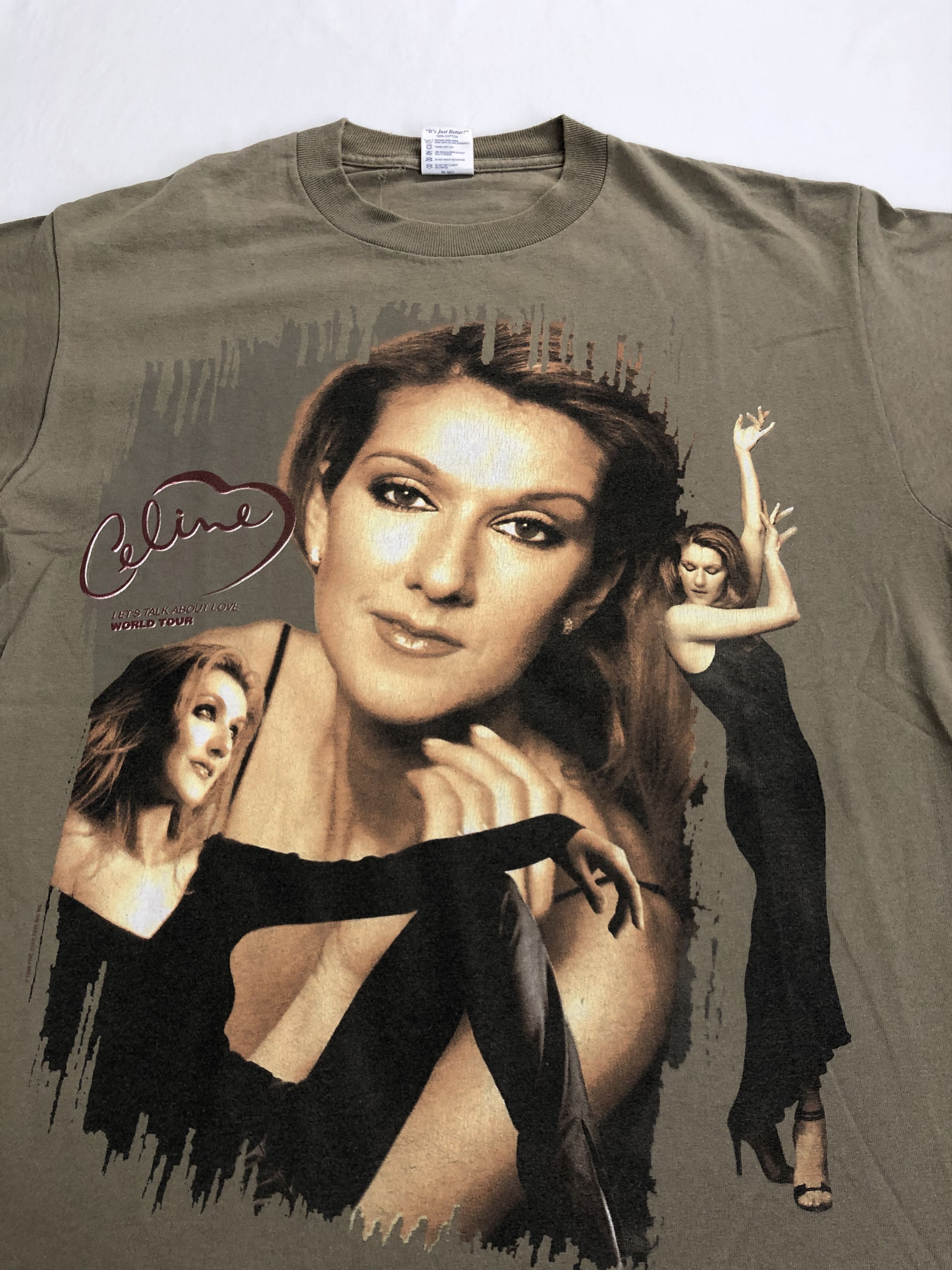 Band Tees Vintage 1999 Celine Dion (Shania Twain Whitney Houston) Size US L / EU 52-54 / 3 - 3 Thumbnail
