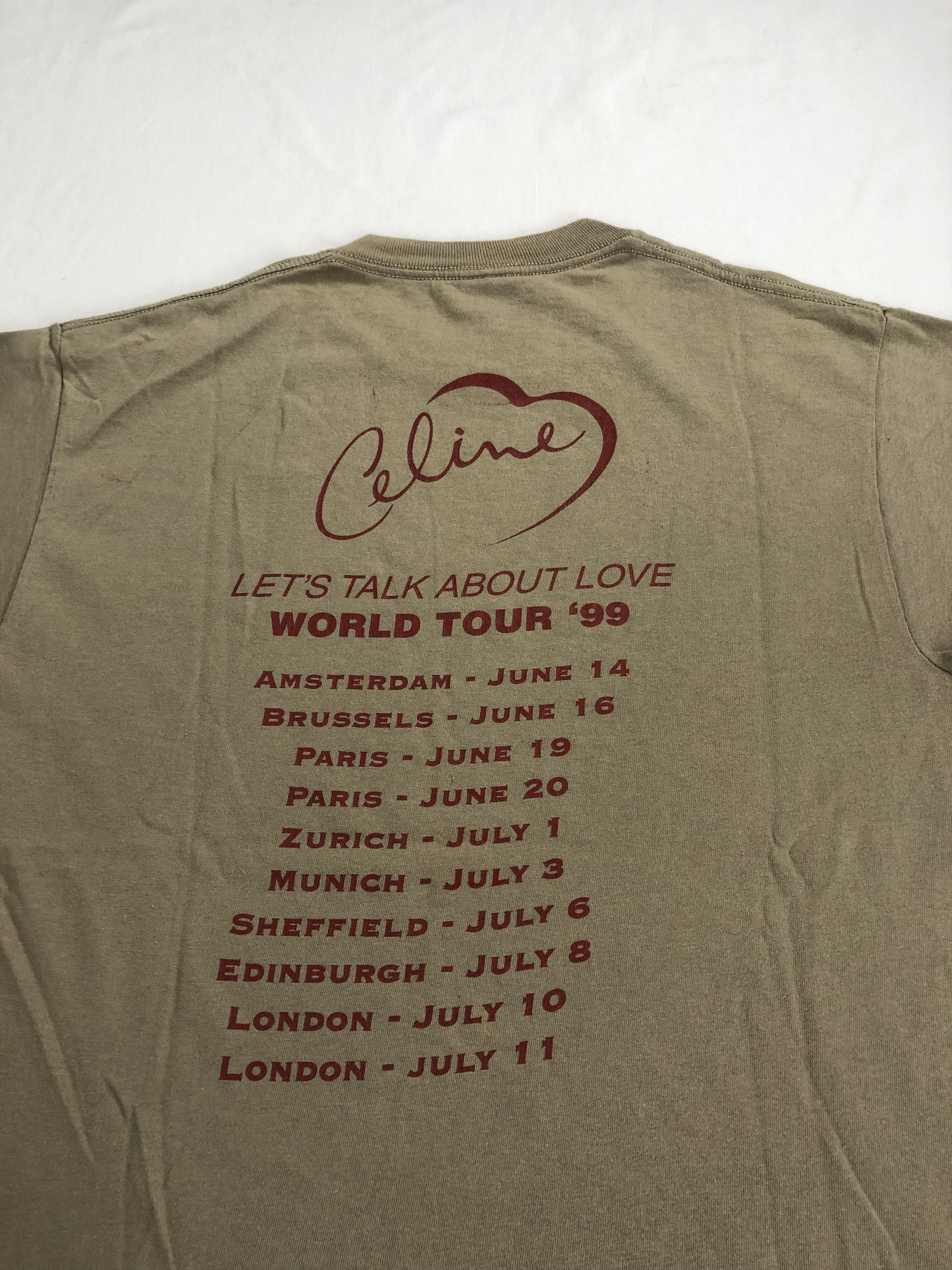 Band Tees Vintage 1999 Celine Dion (Shania Twain Whitney Houston) Size US L / EU 52-54 / 3 - 8 Thumbnail