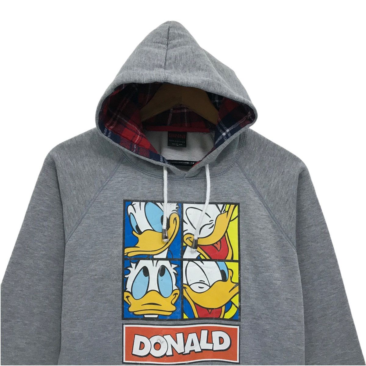 Cartoon Network × Disney × Vintage Vintage Donald Hoodies Sweatshirt Pullover Jumper Size US S / EU 44-46 / 1 - 2 Thumbnail