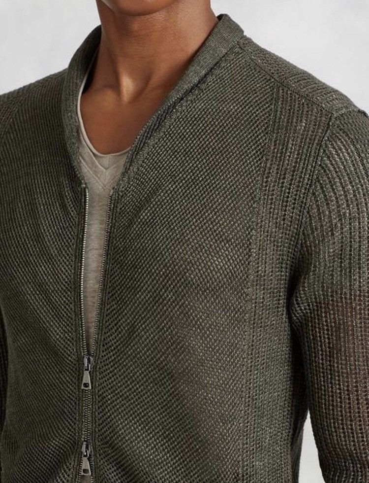 John Varvatos Knit linen cardigan. Large Size US L / EU 52-54 / 3 - 3 Thumbnail