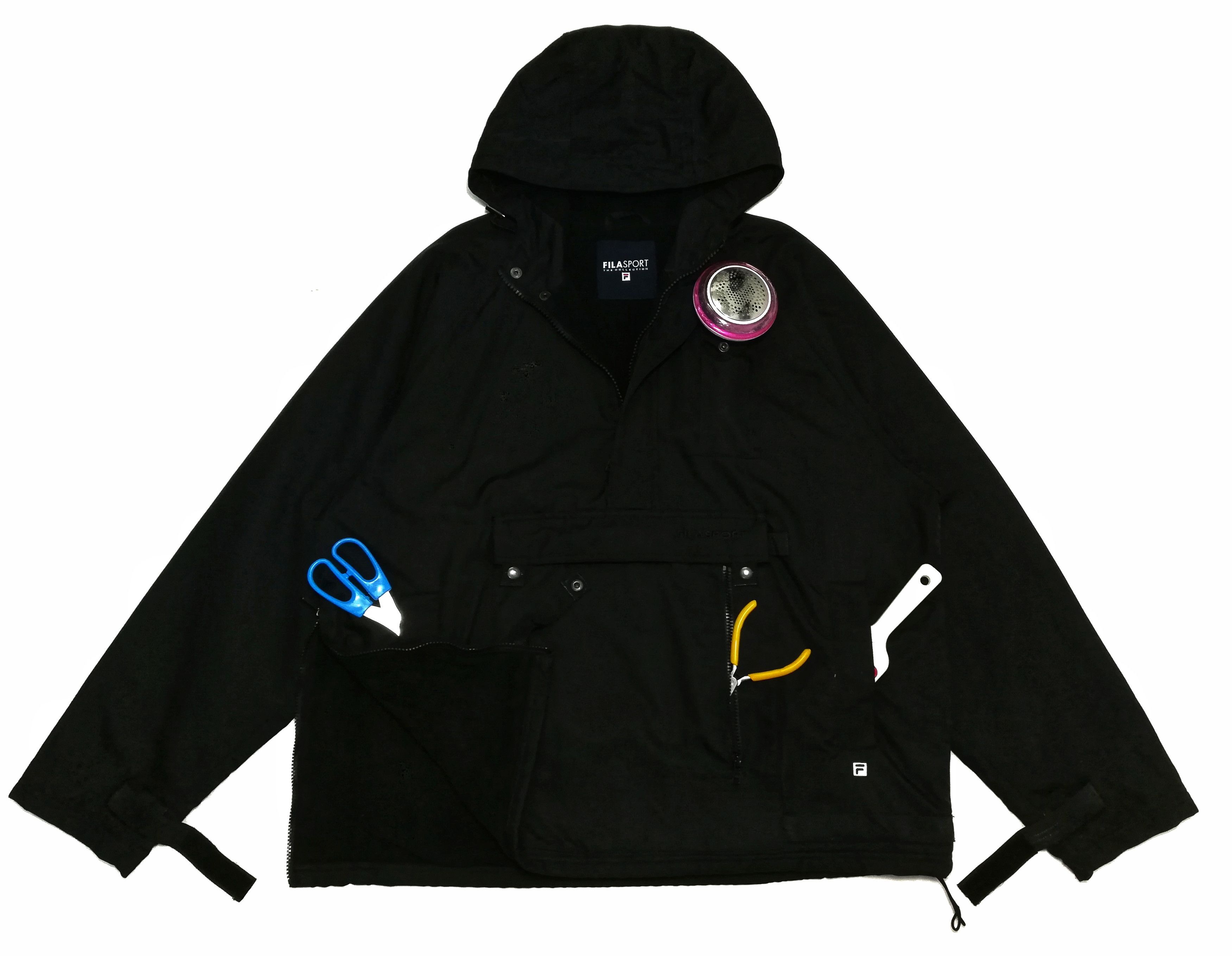 Fila × Sports Specialties 🔥GRAIL Rare Fila Sport Anorak Pullover Multipocket Hoodie Size US L / EU 52-54 / 3 - 1 Thumbnail