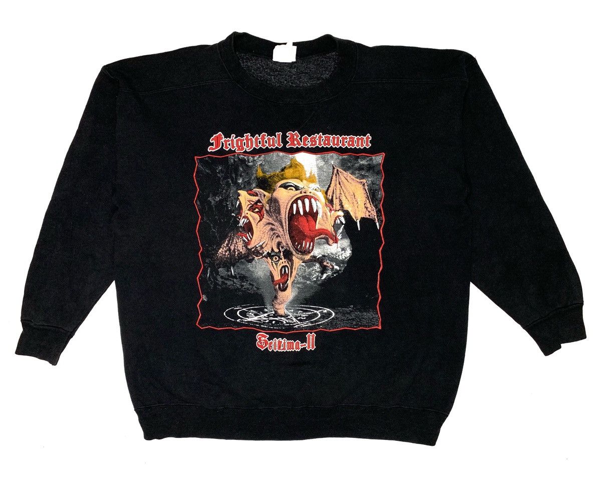 Band Tees RARE‼️ 🇯🇵 Frightful Restaurant SEIKIMA ll Sweatshirts Size US L / EU 52-54 / 3 - 1 Thumbnail