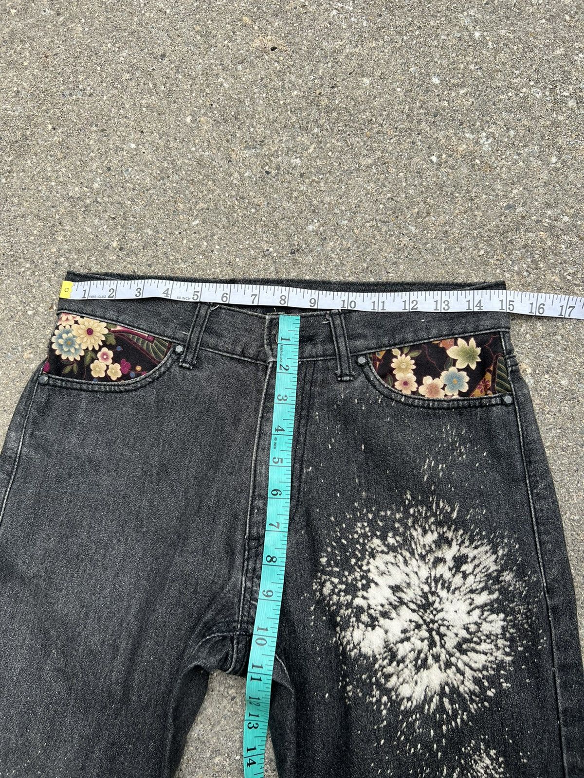 Yoshiyuki Konishi Yoshiyuki Konishi " Art of Firework " Denim Jeans Size US 30 / EU 46 - 2 Thumbnail