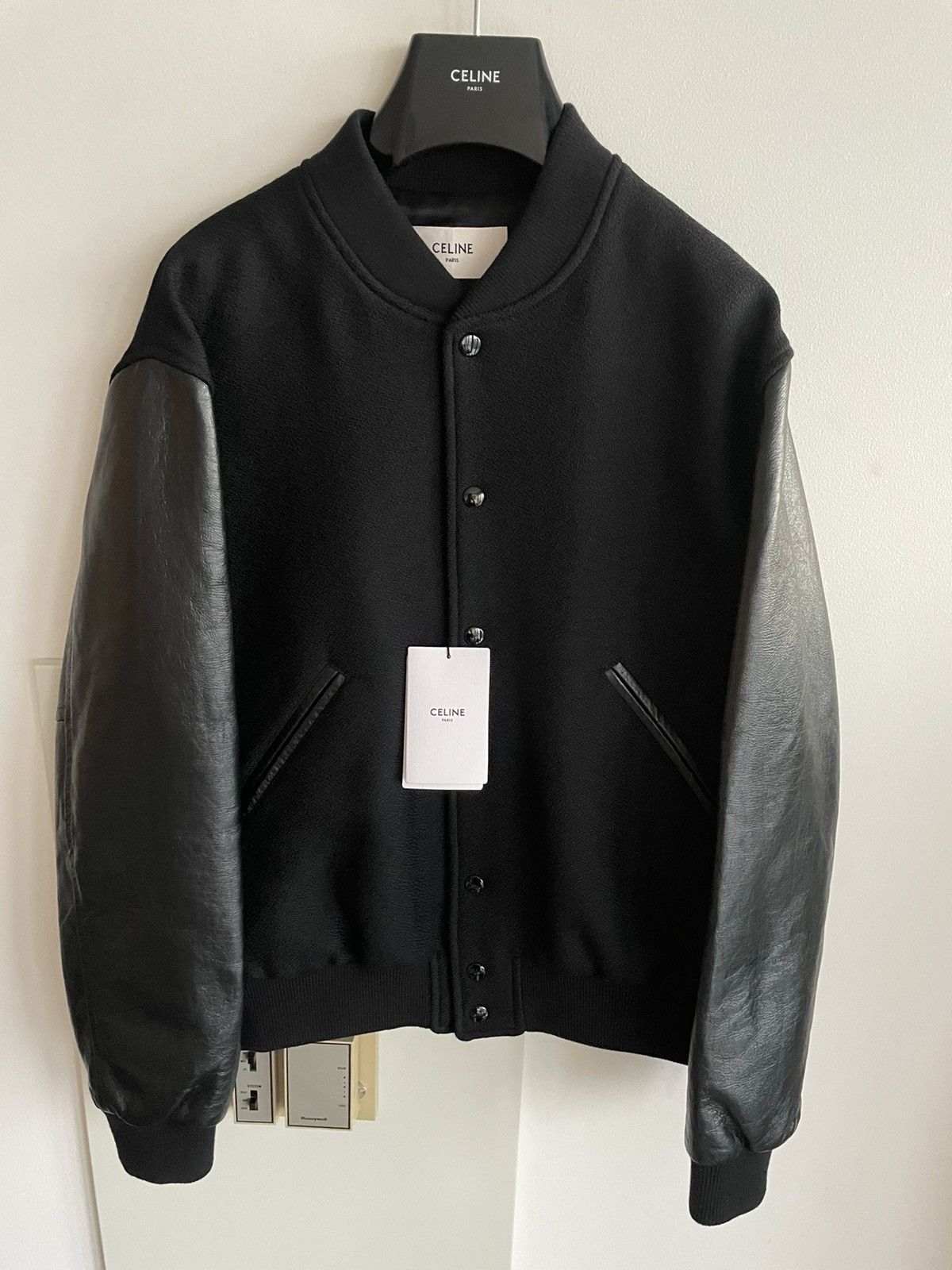 Celine × Hedi Slimane Super Runway Limited Edition Celine Leather Teddy Bomber Size US L / EU 52-54 / 3 - 2 Thumbnail