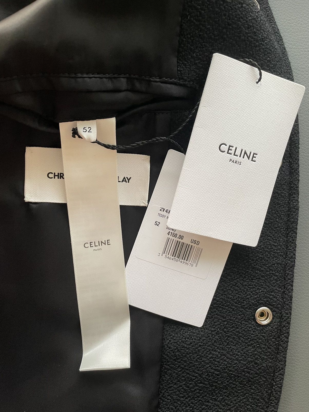 Celine × Hedi Slimane Super Runway Limited Edition Celine Leather Teddy Bomber Size US L / EU 52-54 / 3 - 10 Thumbnail
