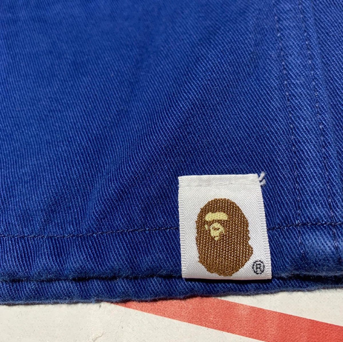 Bape OG Bape College Logo Blue Shorts Size US 36 / EU 52 - 6 Thumbnail