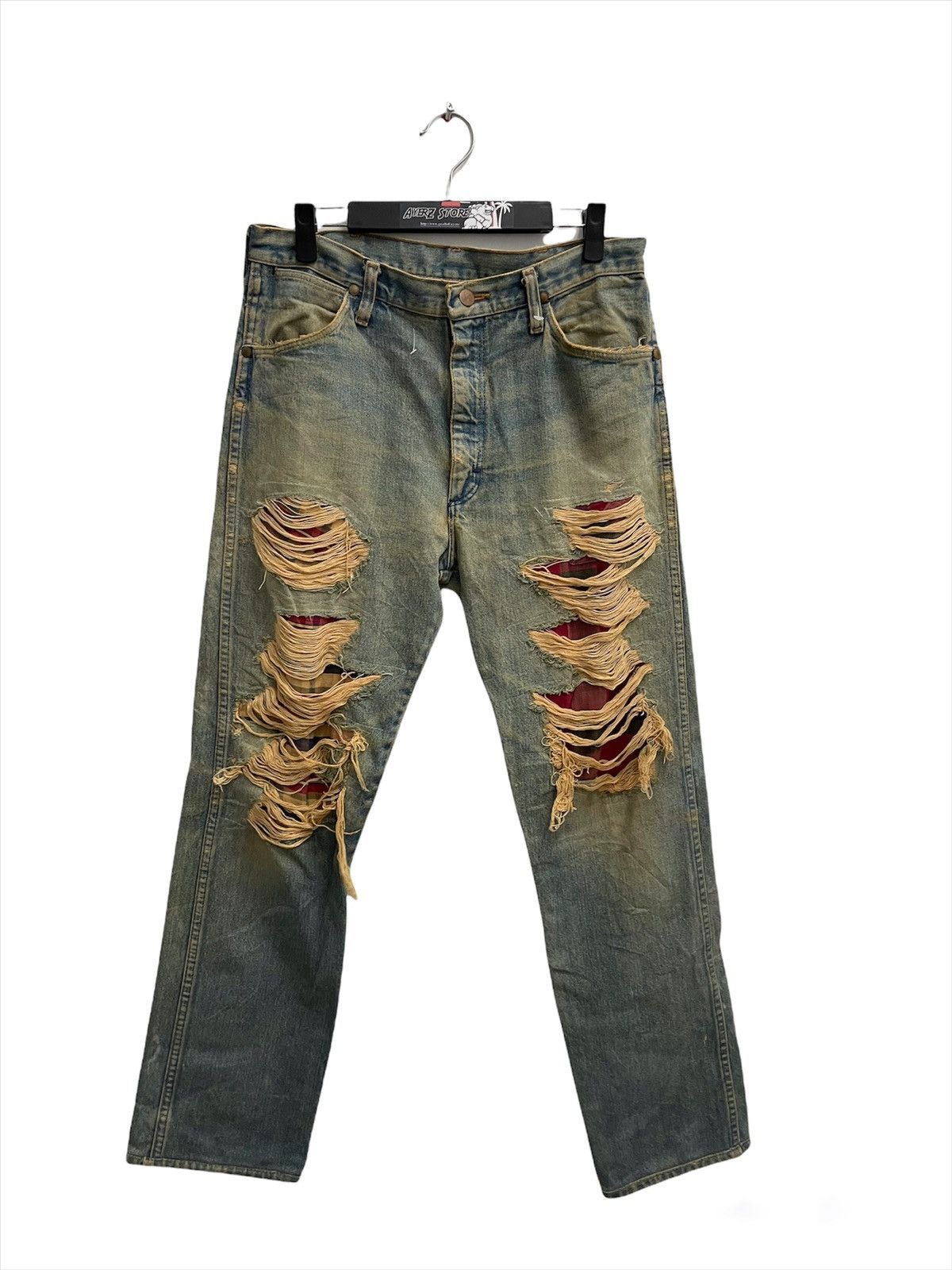 Vintage Wrangler Distressed Denim Jeans