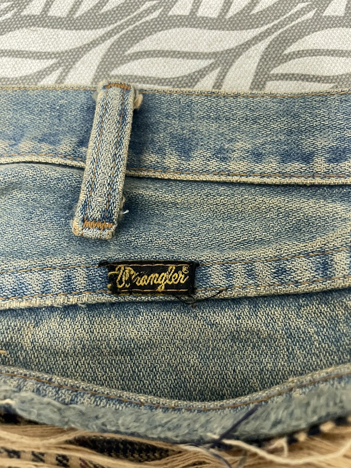 Wrangler Vintage Wrangler Distressed Denim Jeans Size US 32 / EU 48 - 10 Thumbnail
