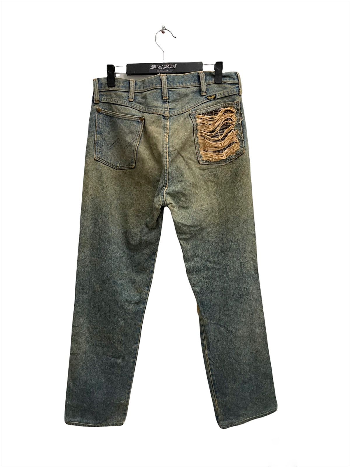 Wrangler Vintage Wrangler Distressed Denim Jeans Size US 32 / EU 48 - 6 Thumbnail