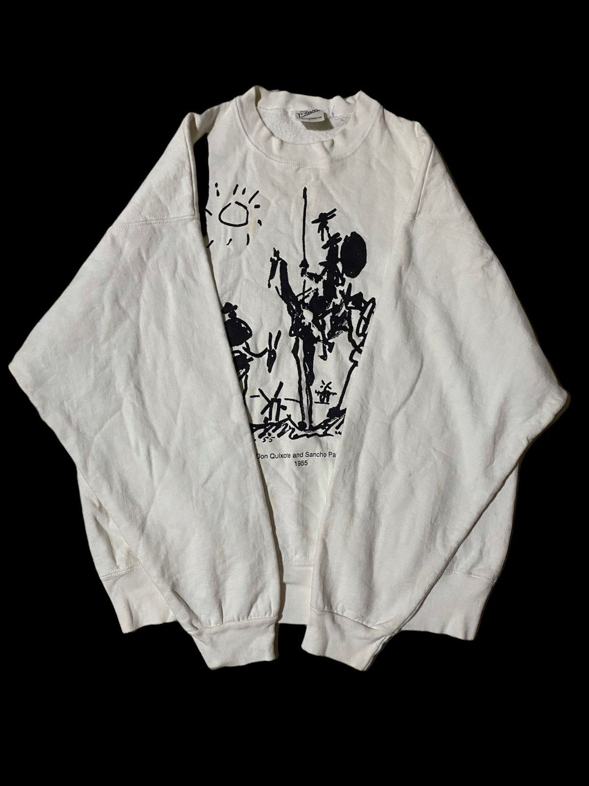 Paloma Picasso Vintage 90s Picasso Spadem Sweatshirt Size US L / EU 52-54 / 3 - 4 Thumbnail