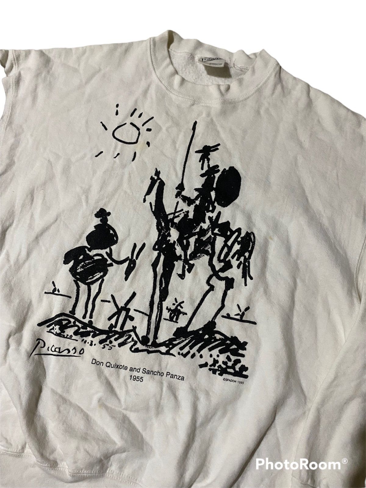 Paloma Picasso Vintage 90s Picasso Spadem Sweatshirt Size US L / EU 52-54 / 3 - 3 Thumbnail