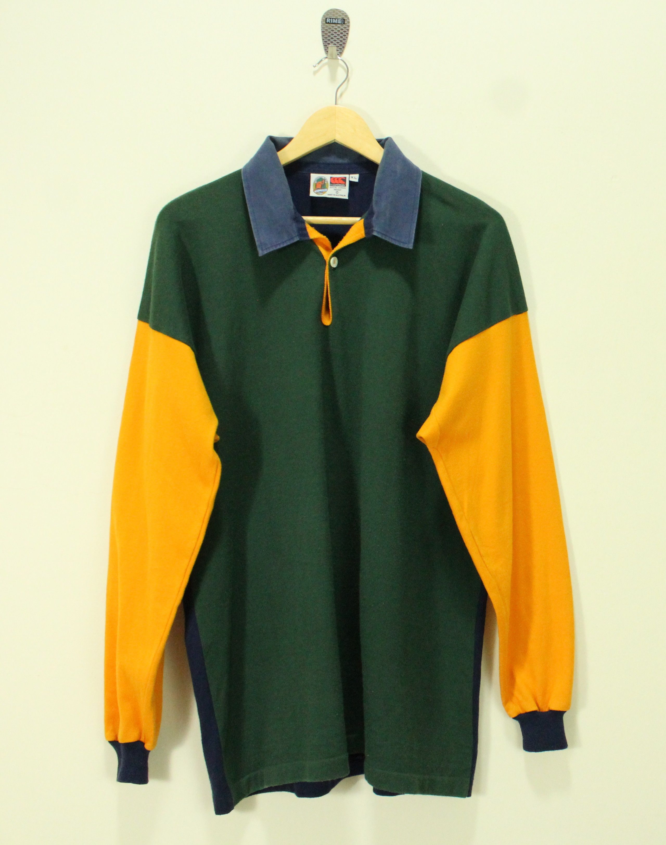 Canterbury of New Zealand × Vintage Vintage CANTERBURY OF NEW ZEALAND Shirt Rugby Australia Size US XL / EU 56 / 4 - 1 Thumbnail