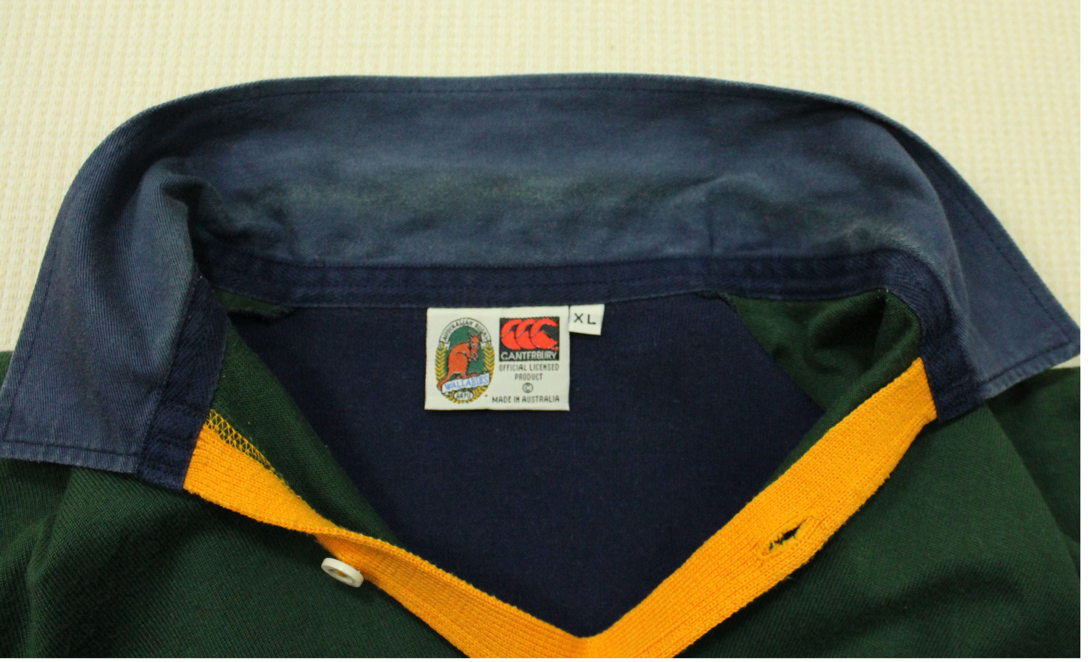 Canterbury of New Zealand × Vintage Vintage CANTERBURY OF NEW ZEALAND Shirt Rugby Australia Size US XL / EU 56 / 4 - 11 Thumbnail