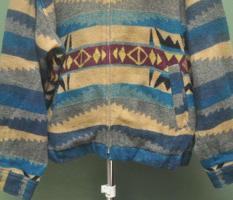 Japanese Brand × Vintage Vintage Bassbat Wool Sweater Jacket Travis Scott Style Size US XL / EU 56 / 4 - 4 Thumbnail