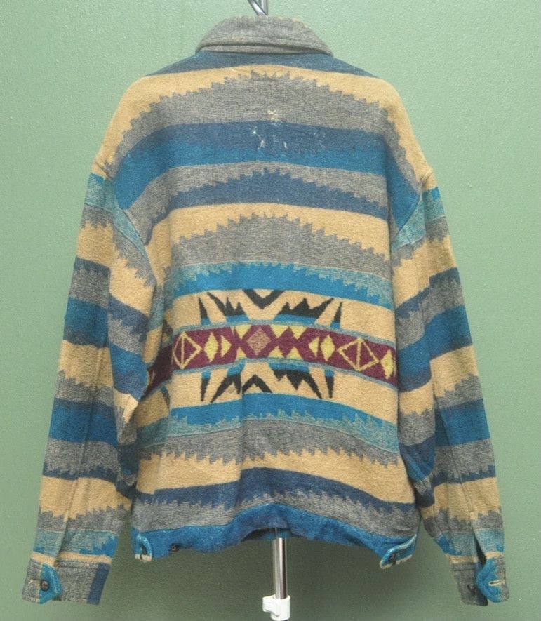 Japanese Brand × Vintage Vintage Bassbat Wool Sweater Jacket Travis Scott Style Size US XL / EU 56 / 4 - 2 Thumbnail