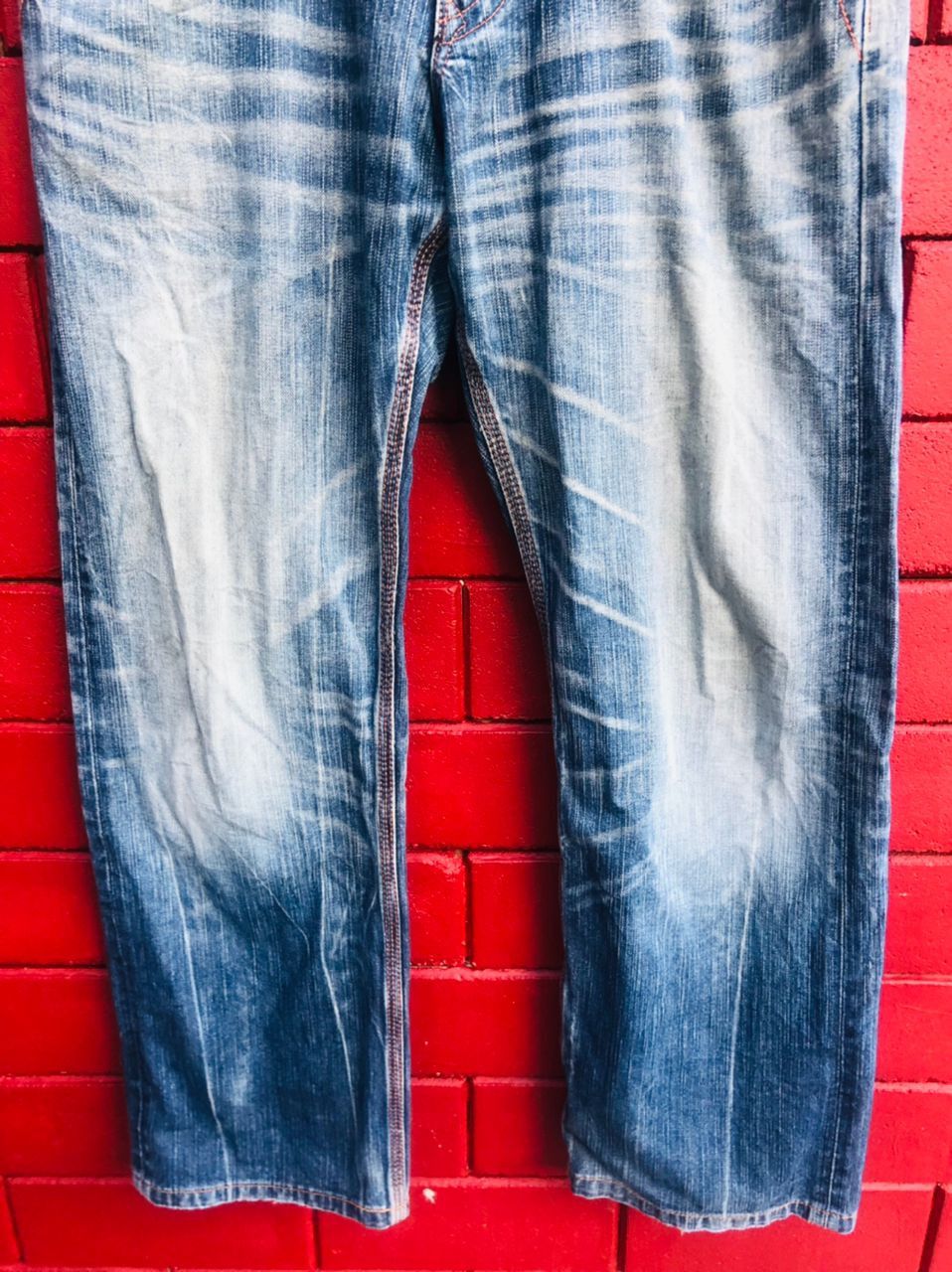 Japanese Brand × Vintage Vintage Edwin Distressed Japanese Designer Fashion Style Size US 34 / EU 50 - 4 Thumbnail