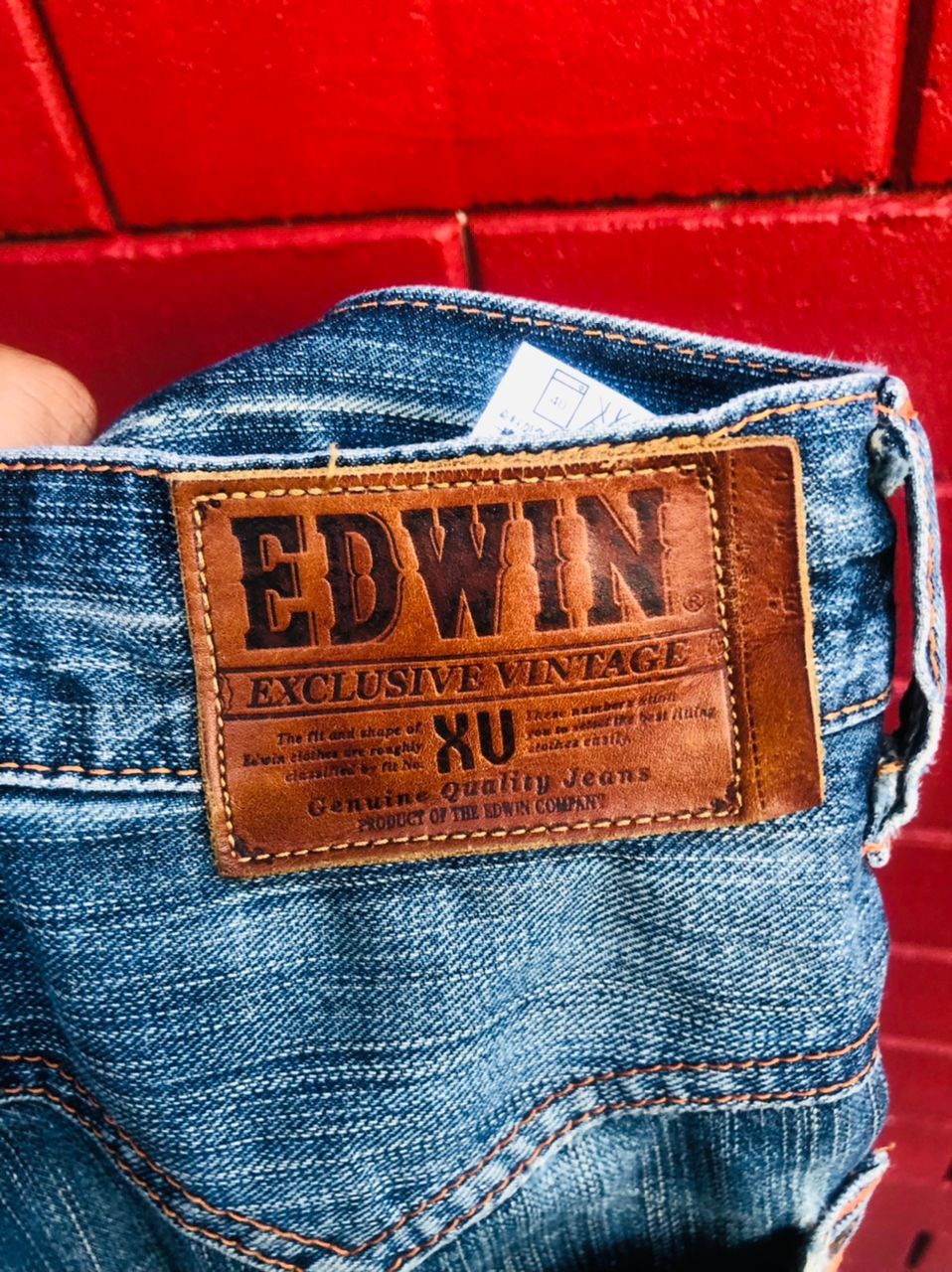 Japanese Brand × Vintage Vintage Edwin Distressed Japanese Designer Fashion Style Size US 34 / EU 50 - 10 Thumbnail