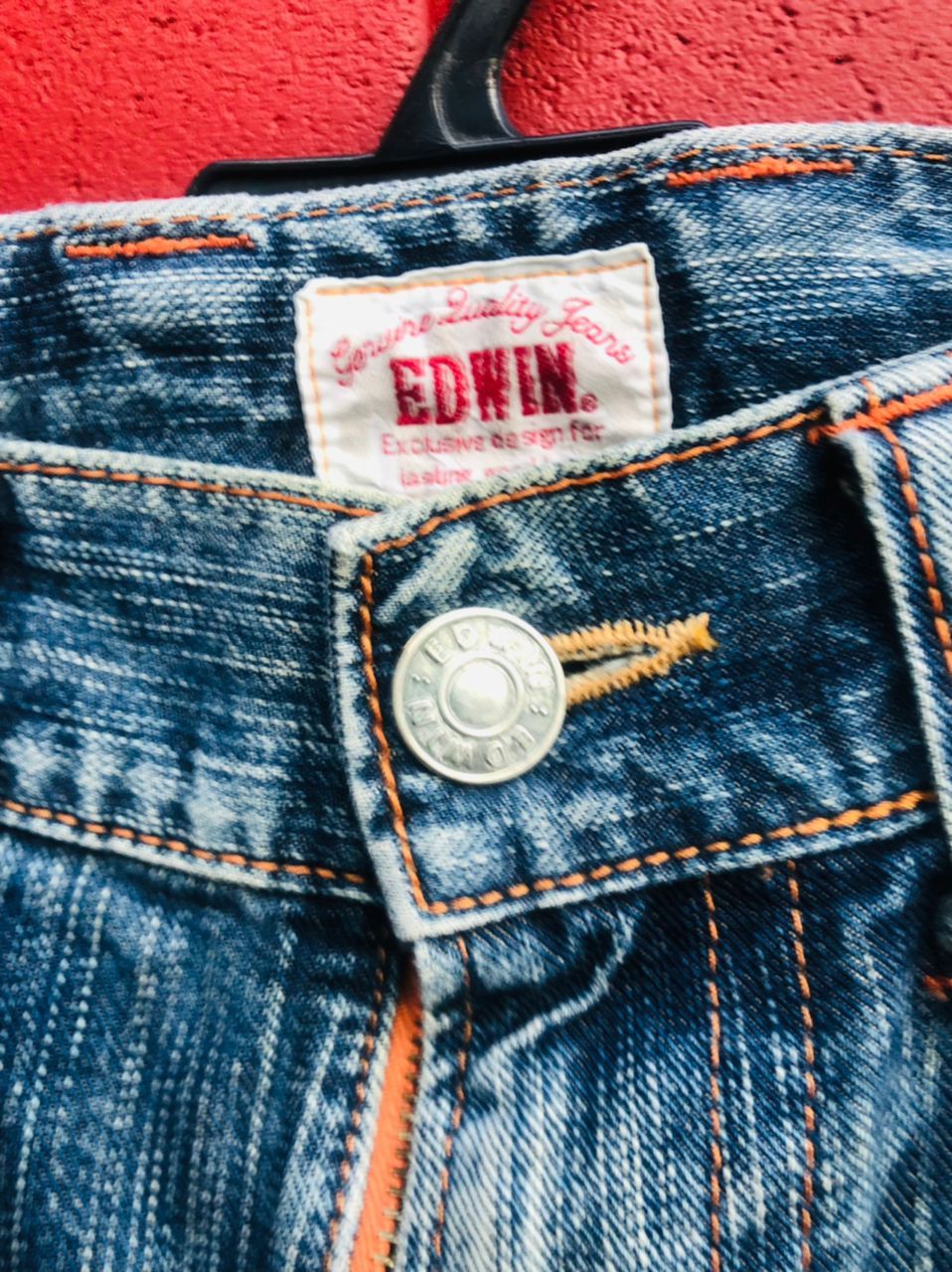 Japanese Brand × Vintage Vintage Edwin Distressed Japanese Designer Fashion Style Size US 34 / EU 50 - 7 Thumbnail