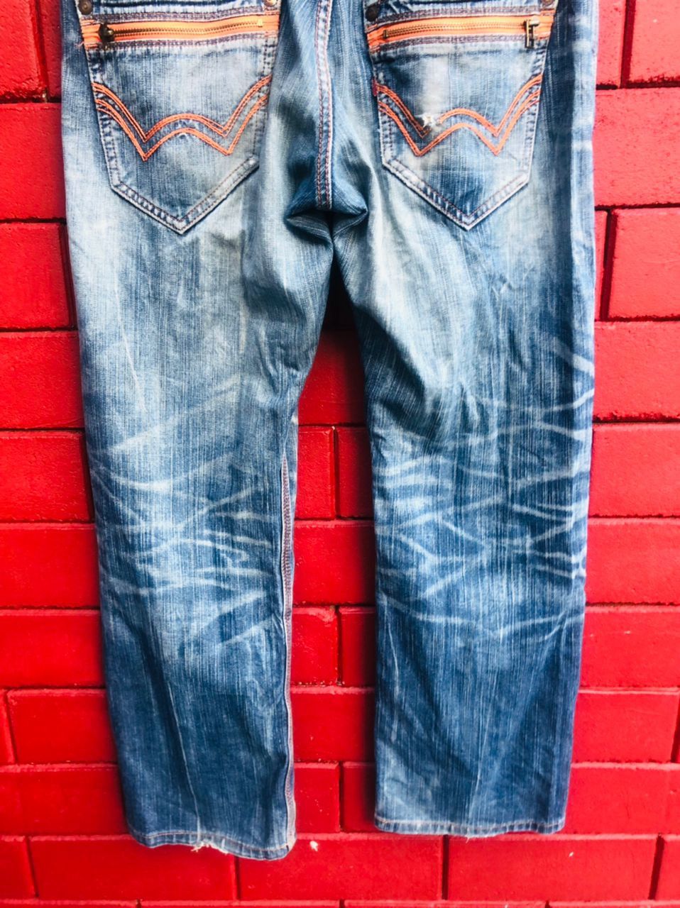 Japanese Brand × Vintage Vintage Edwin Distressed Japanese Designer Fashion Style Size US 34 / EU 50 - 5 Thumbnail