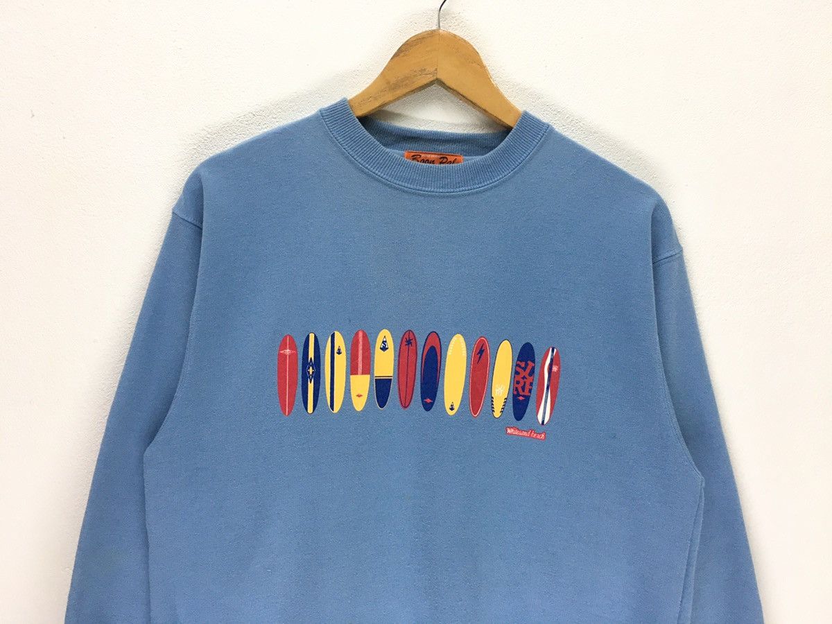 Vintage Vintage Whitesland Beach Surf Surfing Sweatshirt Size US M / EU 48-50 / 2 - 2 Thumbnail