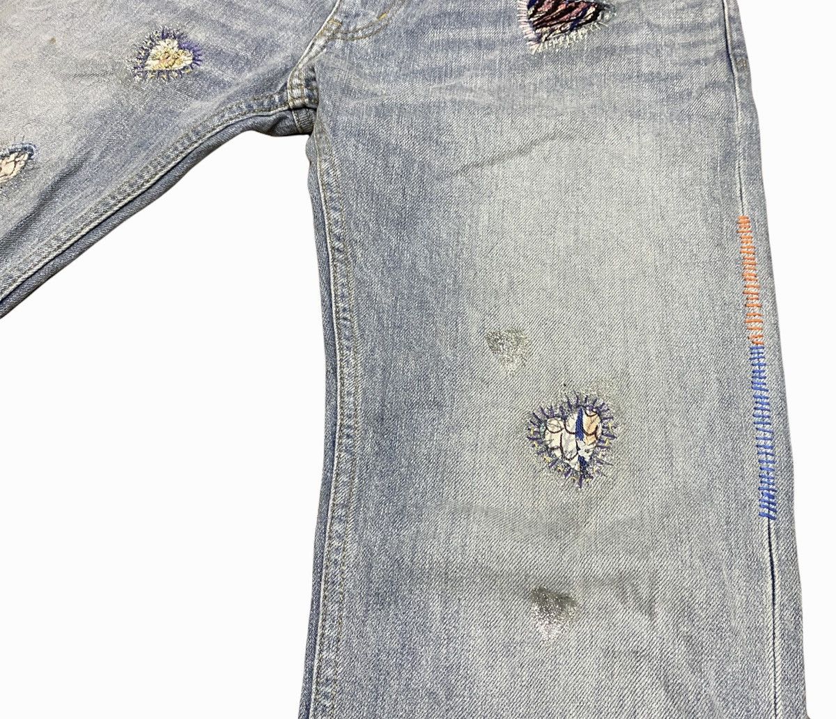 Issey Miyake × Tsumori Chisato Tsumori Chisato X Issey miyake Patches Hype Jeans Denim Size US 30 / EU 46 - 6 Thumbnail