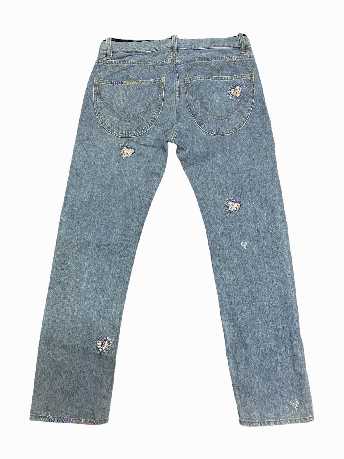 Issey Miyake × Tsumori Chisato Tsumori Chisato X Issey miyake Patches Hype Jeans Denim Size US 30 / EU 46 - 2 Thumbnail